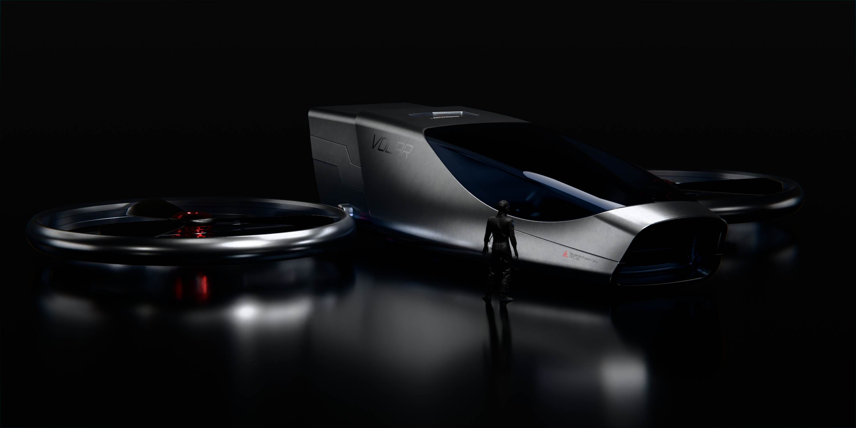 Sci-Fi Drone 3D Modeling — Изображение №1 — 3D на Dprofile