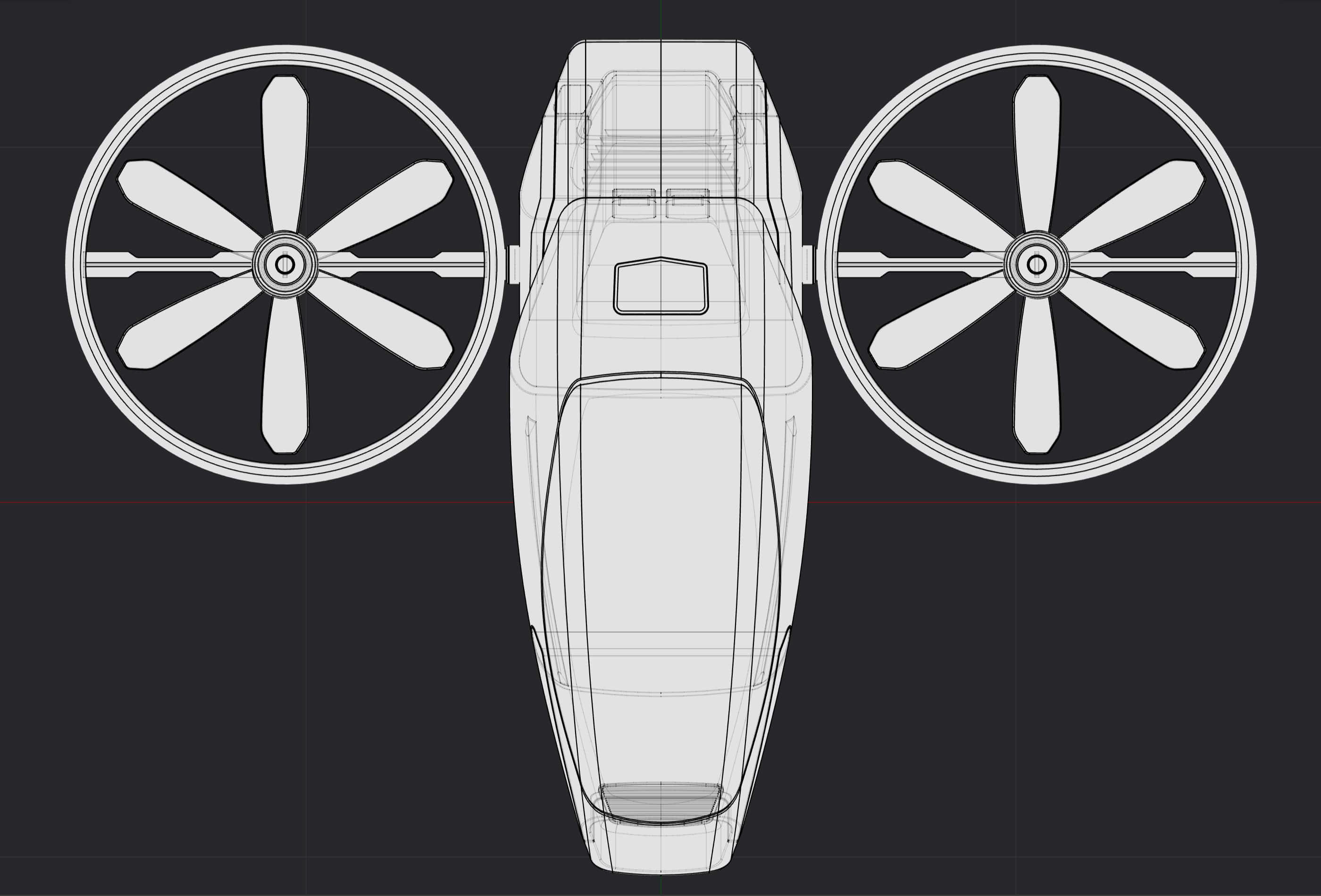 Sci-Fi Drone 3D Modeling — Изображение №17 — 3D на Dprofile