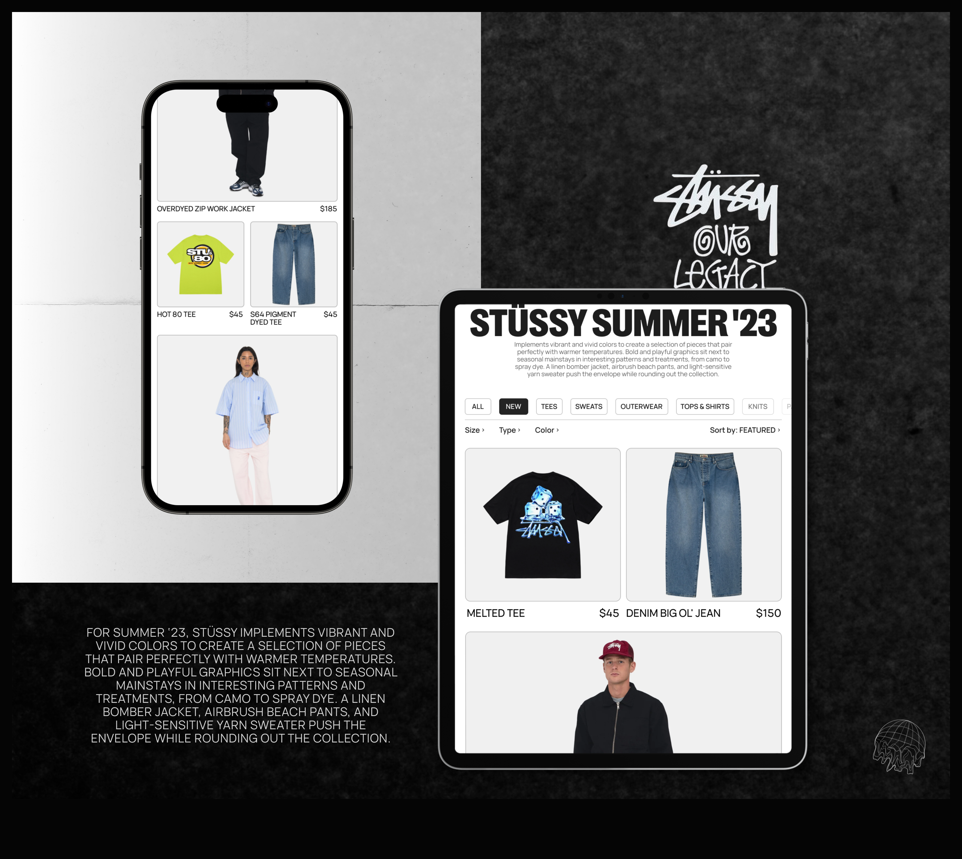 STÜSSY REDESIGN | E-commerce — Изображение №7 — Интерфейсы, Брендинг на Dprofile