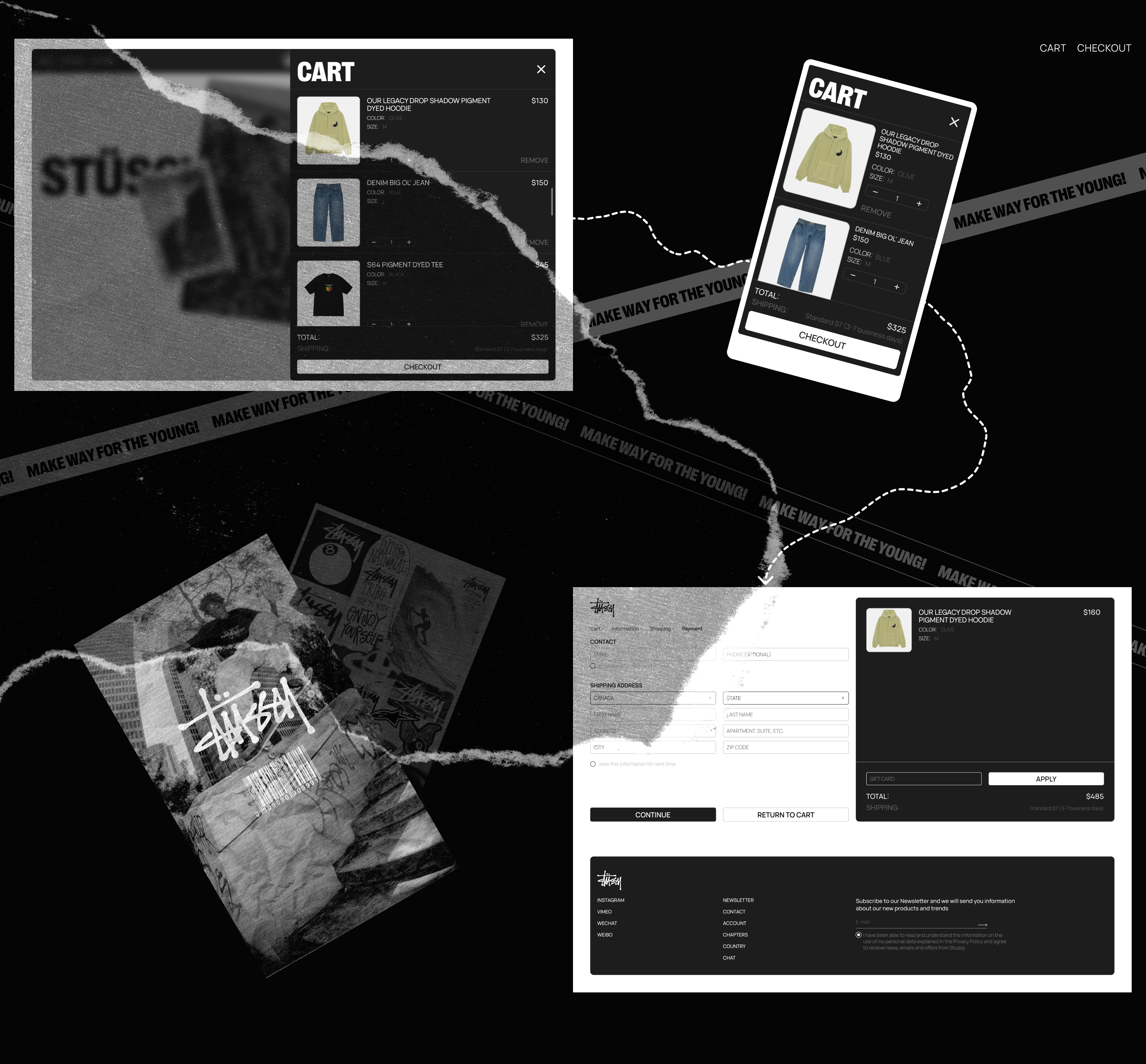 STÜSSY REDESIGN | E-commerce — Изображение №10 — Интерфейсы, Брендинг на Dprofile