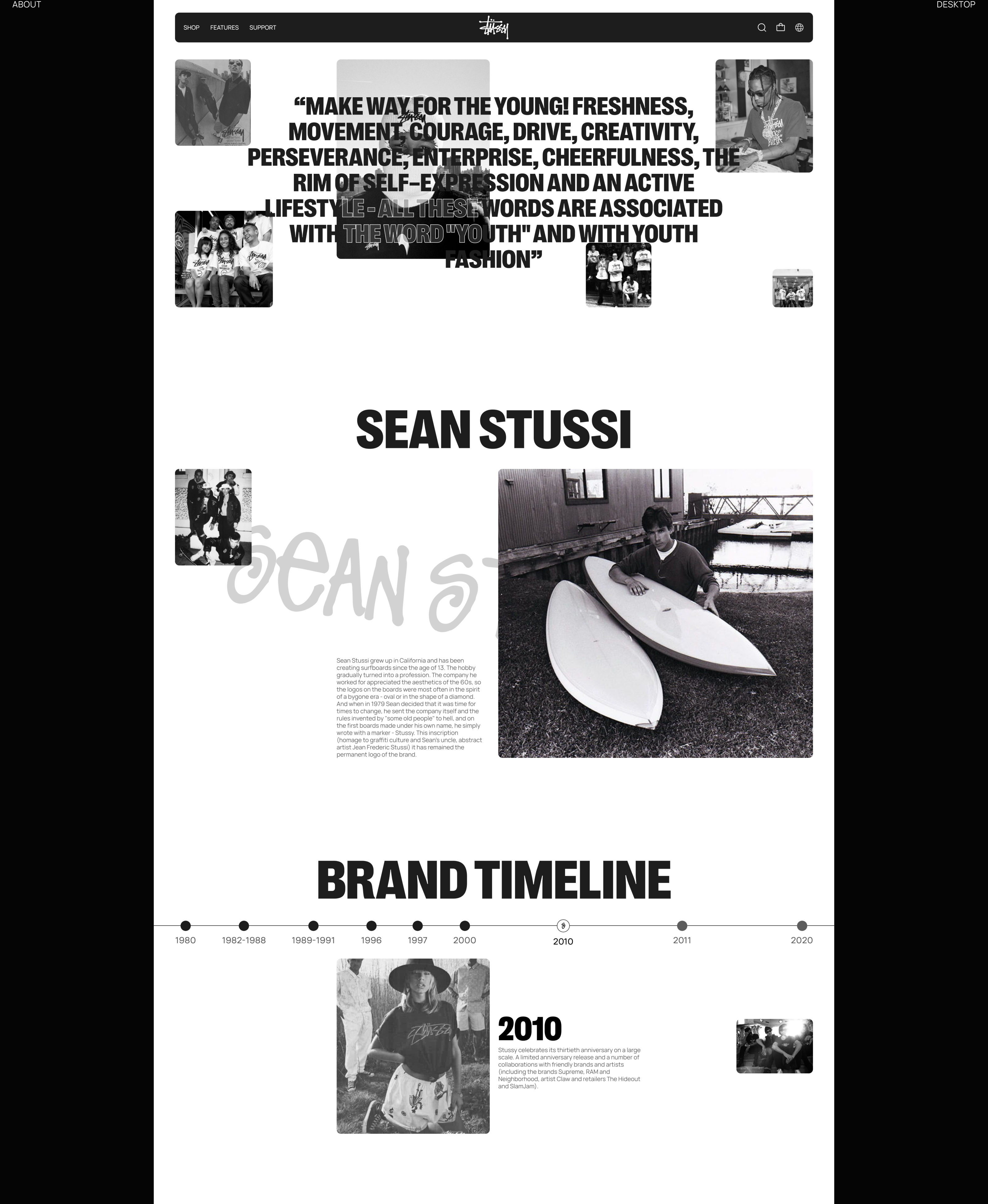 STÜSSY REDESIGN | E-commerce — Изображение №12 — Интерфейсы, Брендинг на Dprofile