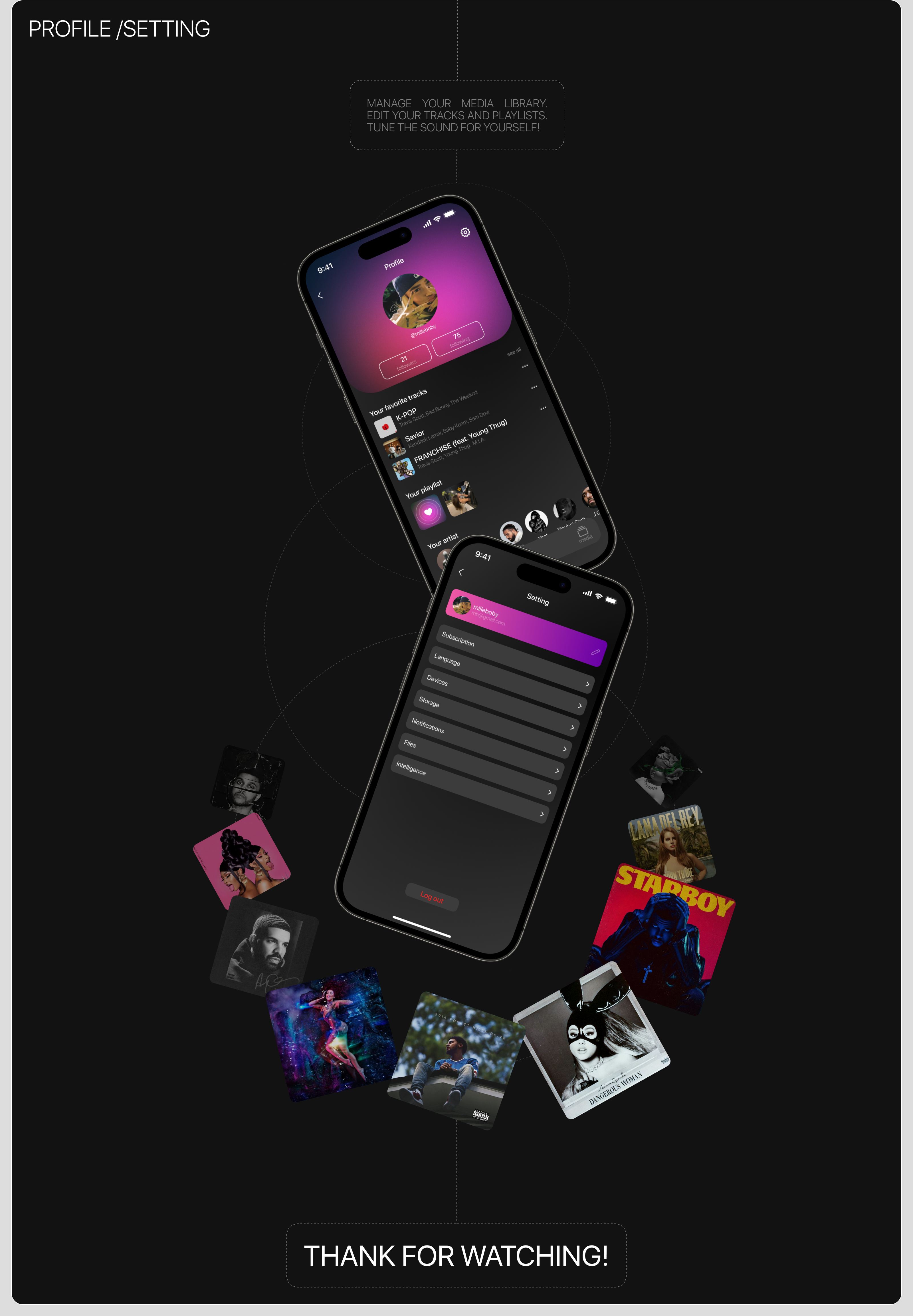 SOUND - Music Mobile App — Изображение №8 — Интерфейсы, Брендинг на Dprofile