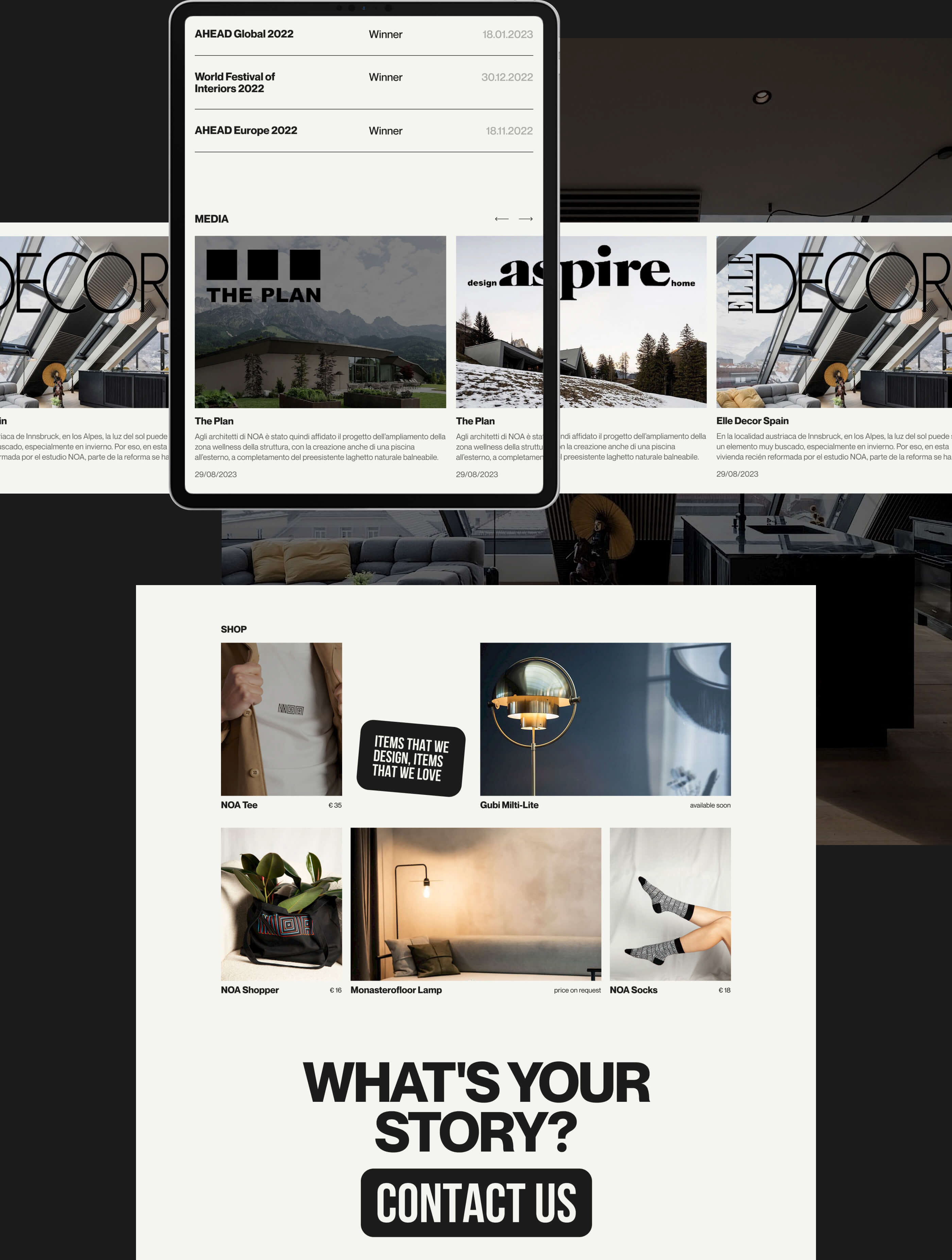 NOA | landing page | redesign concept — Изображение №5 — Интерфейсы на Dprofile