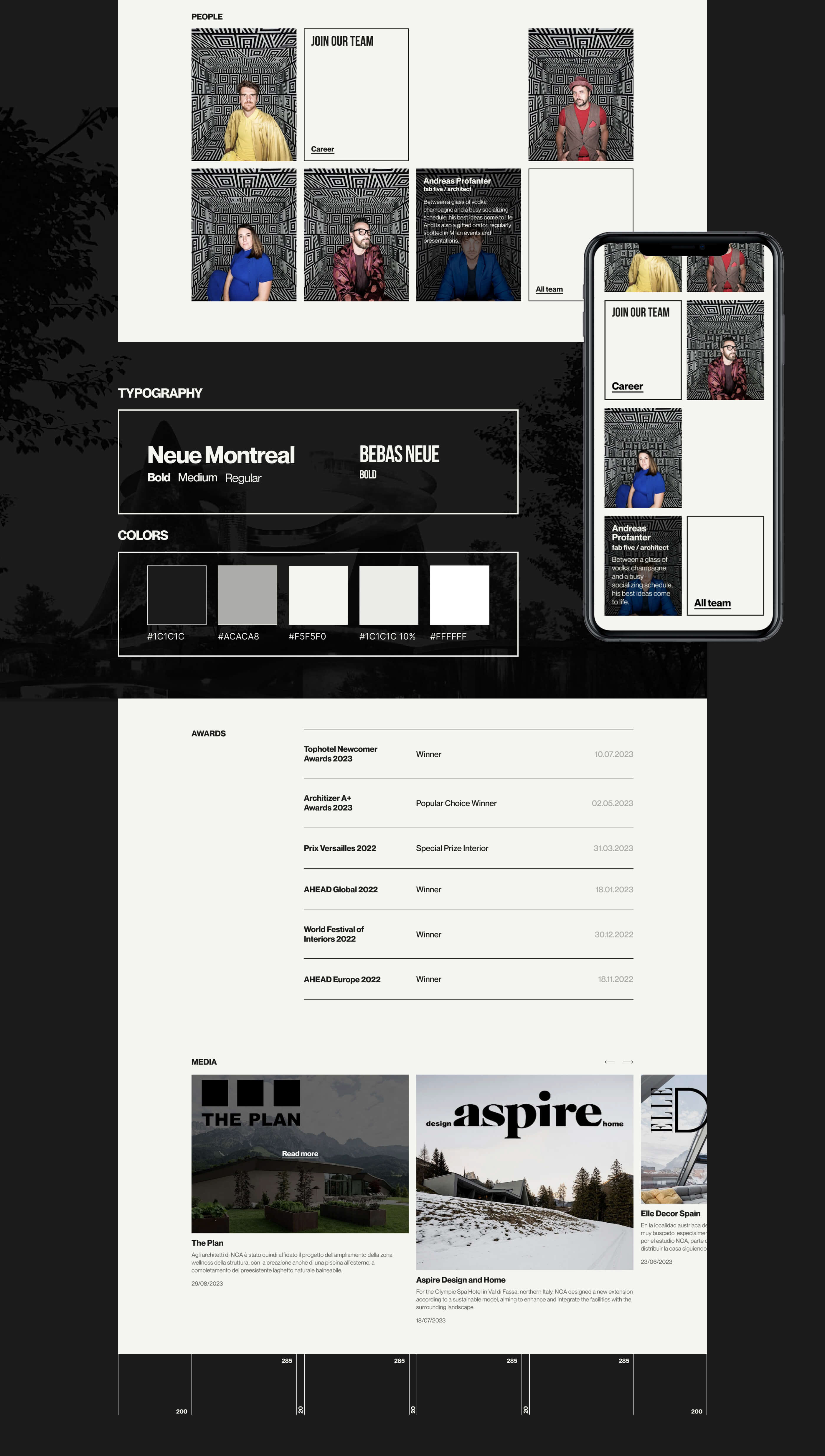 NOA | landing page | redesign concept — Изображение №4 — Интерфейсы на Dprofile