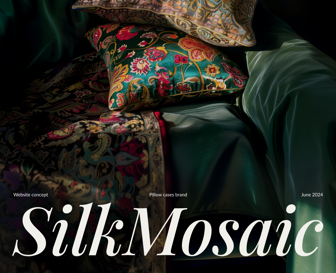 SilkMosaic / website concept / e-commerce — Интерфейсы на Dprofile