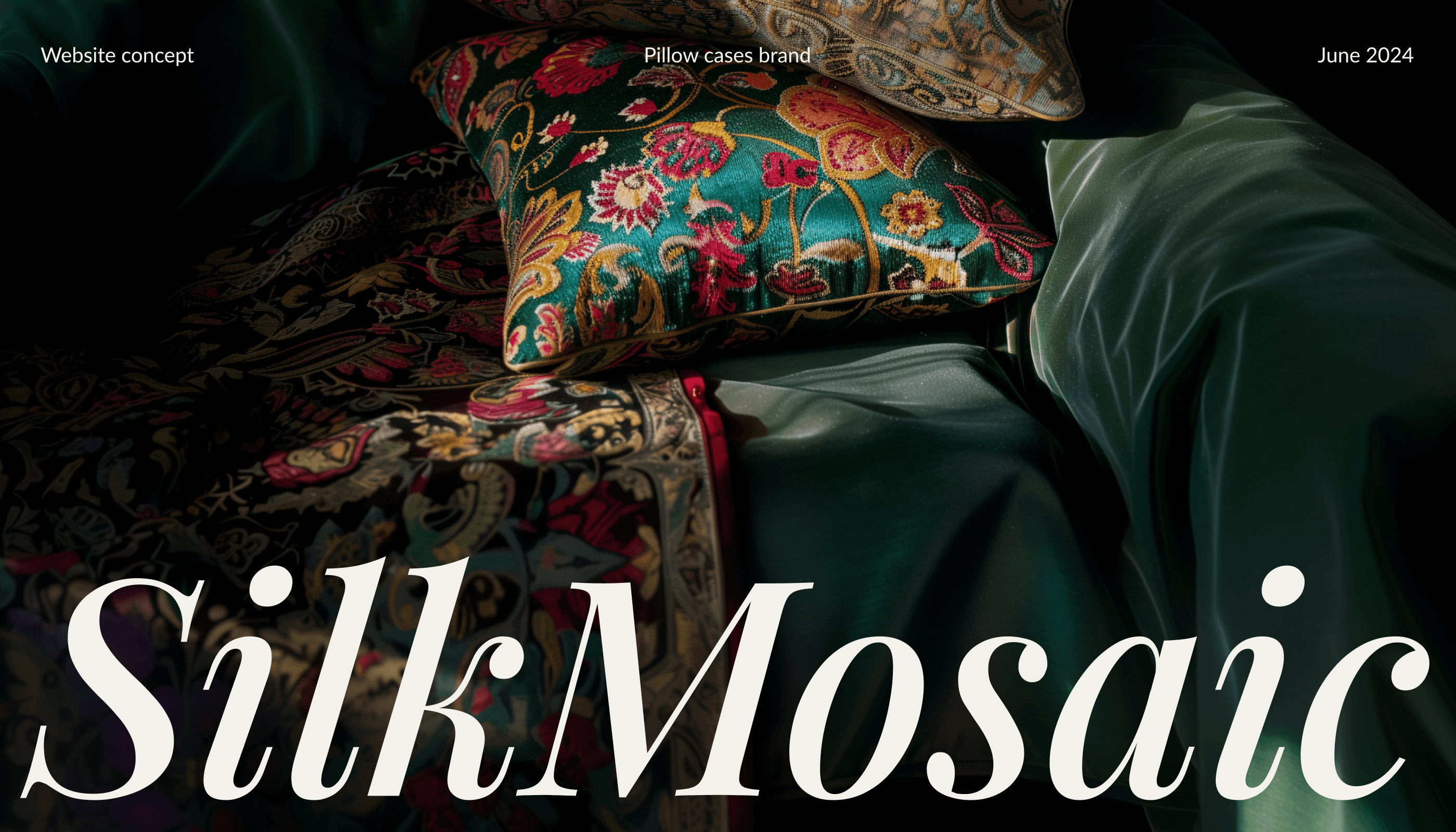 SilkMosaic / website concept / e-commerce — Изображение №1 — Интерфейсы на Dprofile