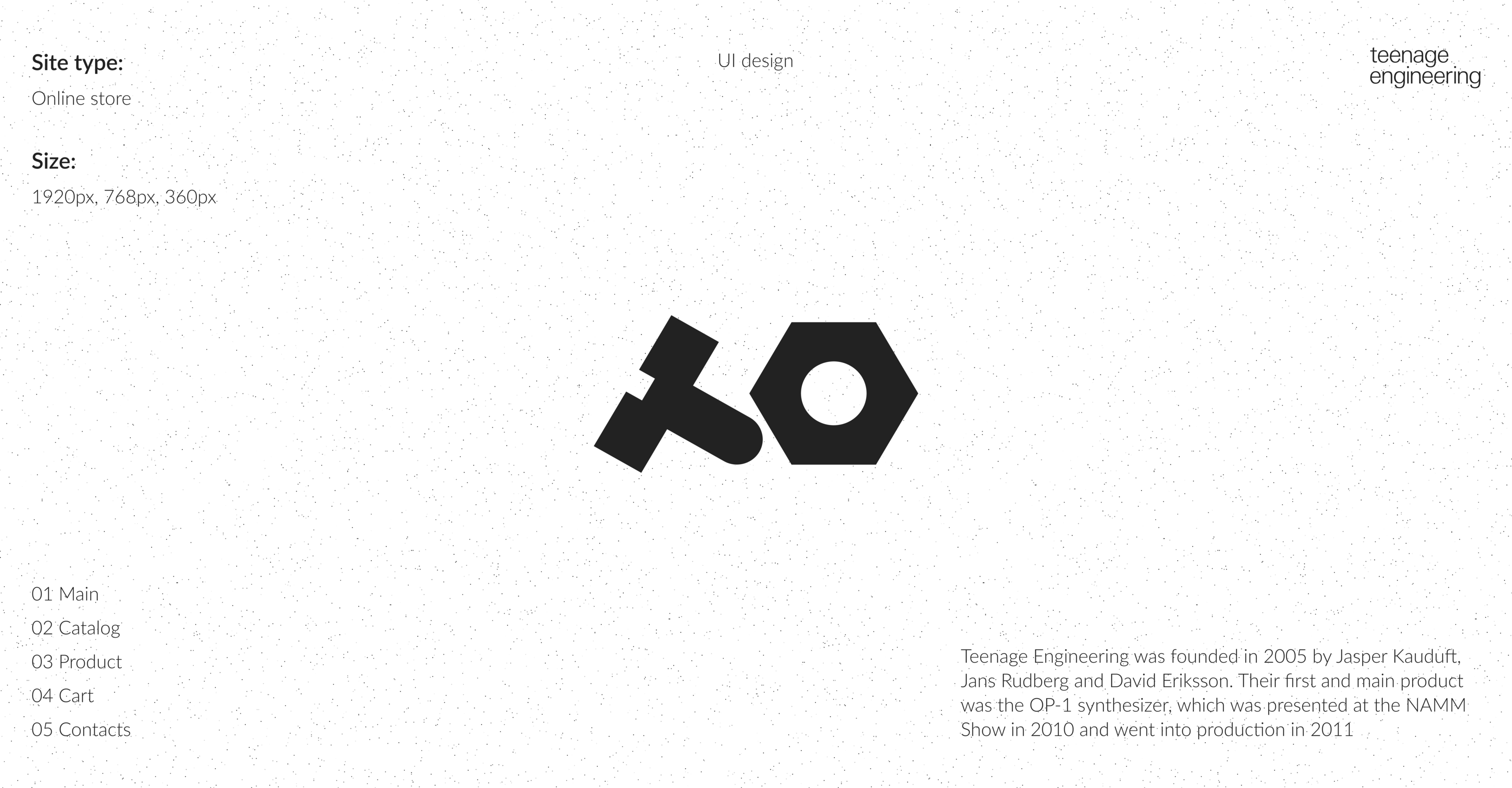 Teenage engineering |online store — Изображение №1 — Интерфейсы на Dprofile