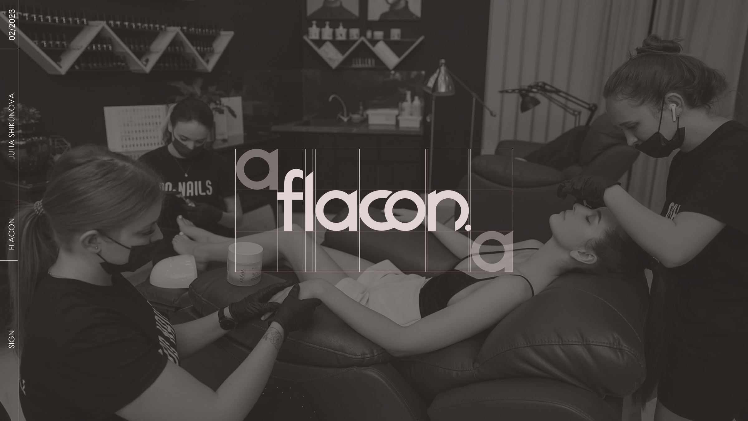 BRAND IDENTITY // BEAUTY SALON // FLACON — Изображение №2 — Брендинг, Графика на Dprofile