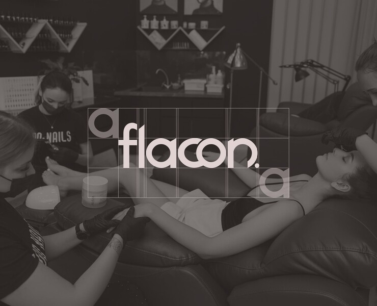 BRAND IDENTITY // BEAUTY SALON // FLACON — Брендинг, Графика на Dprofile