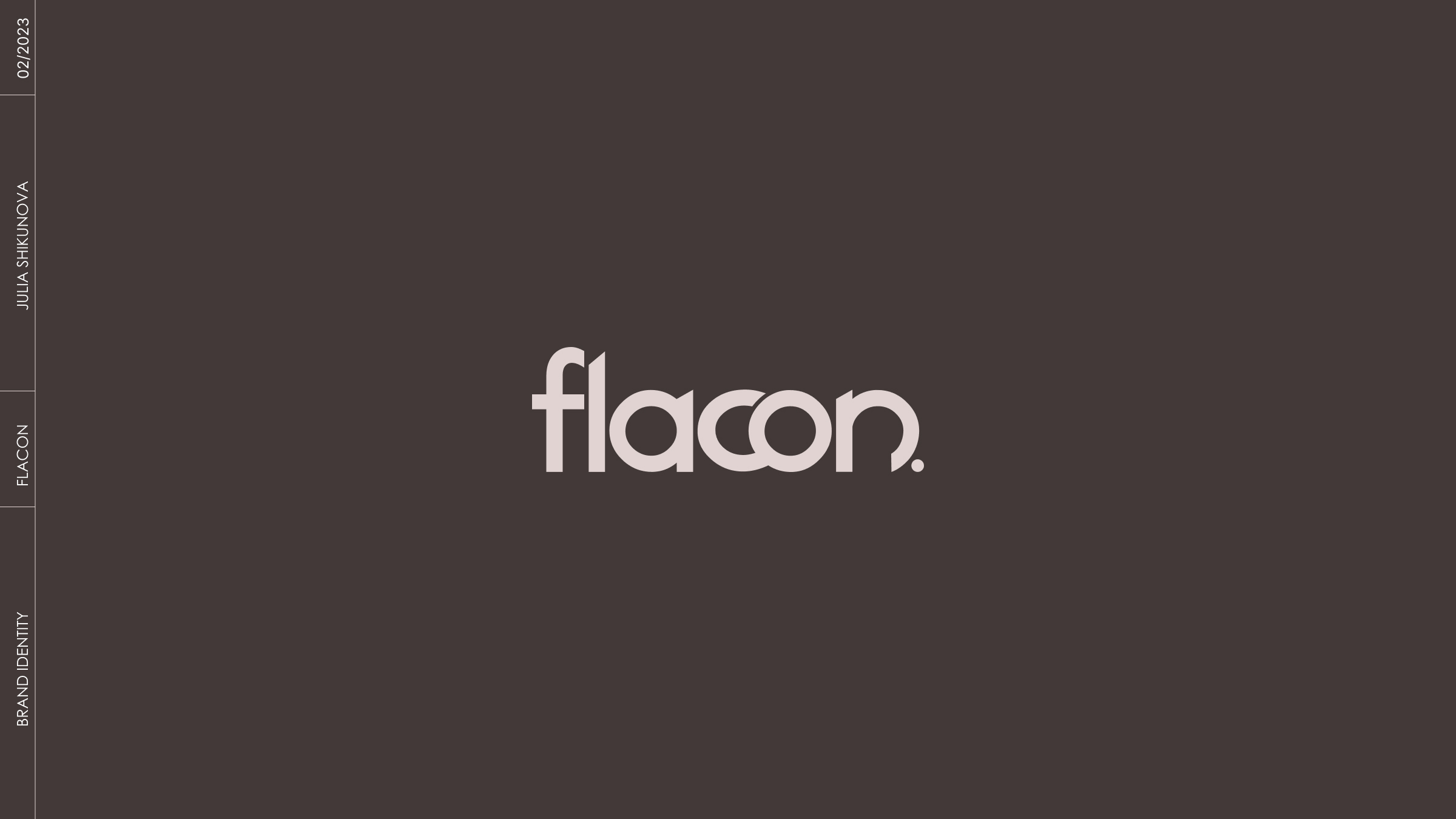 BRAND IDENTITY // BEAUTY SALON // FLACON — Изображение №1 — Брендинг, Графика на Dprofile