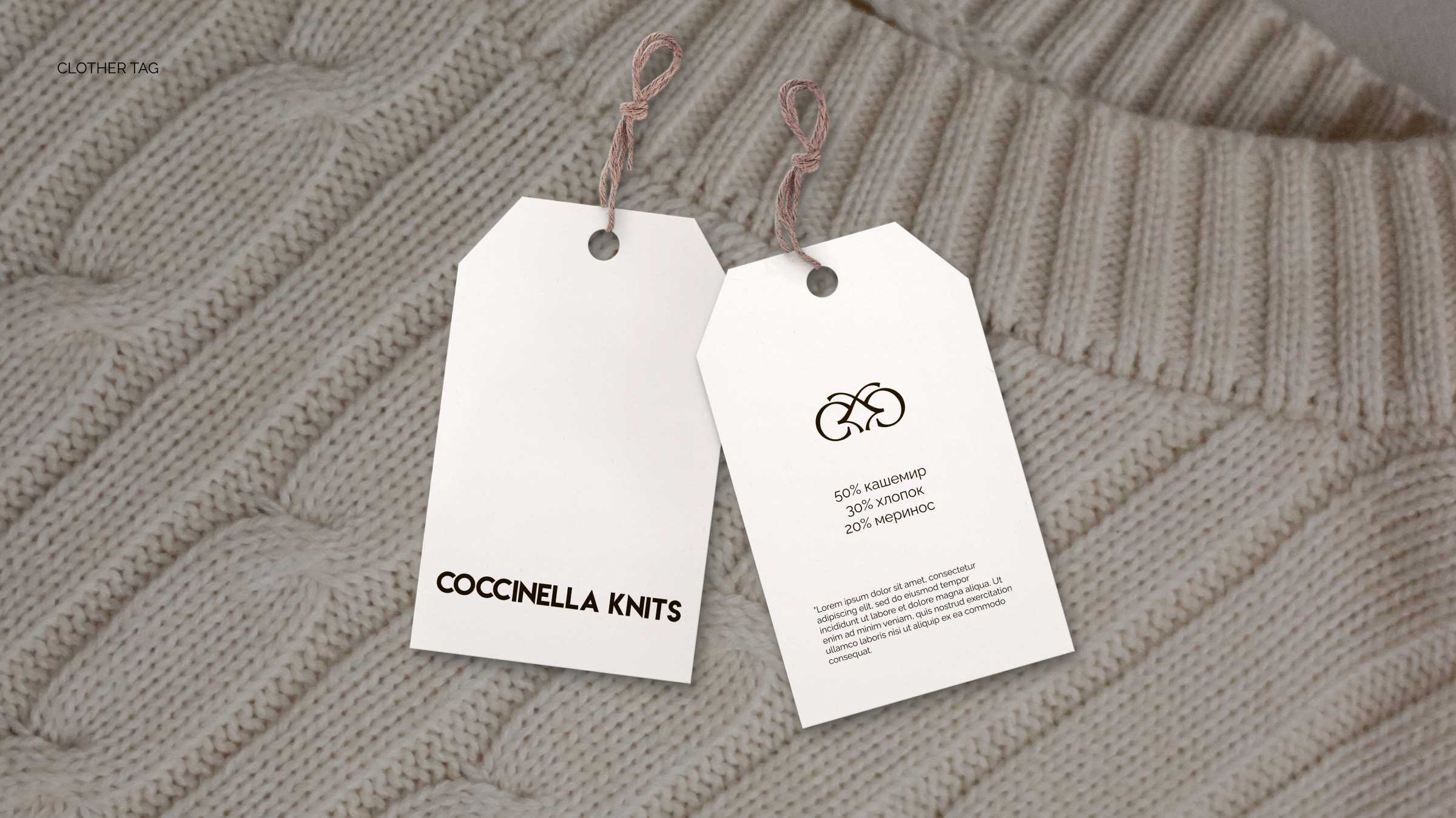 BRAND IDENTITY // KNITWEAR STUDIO // COCCINELLA KNITS — Изображение №9 — Брендинг, Маркетинг на Dprofile
