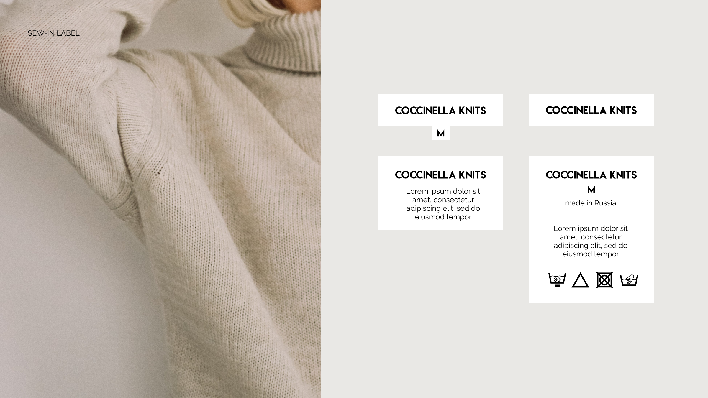 BRAND IDENTITY // KNITWEAR STUDIO // COCCINELLA KNITS — Изображение №8 — Брендинг, Маркетинг на Dprofile