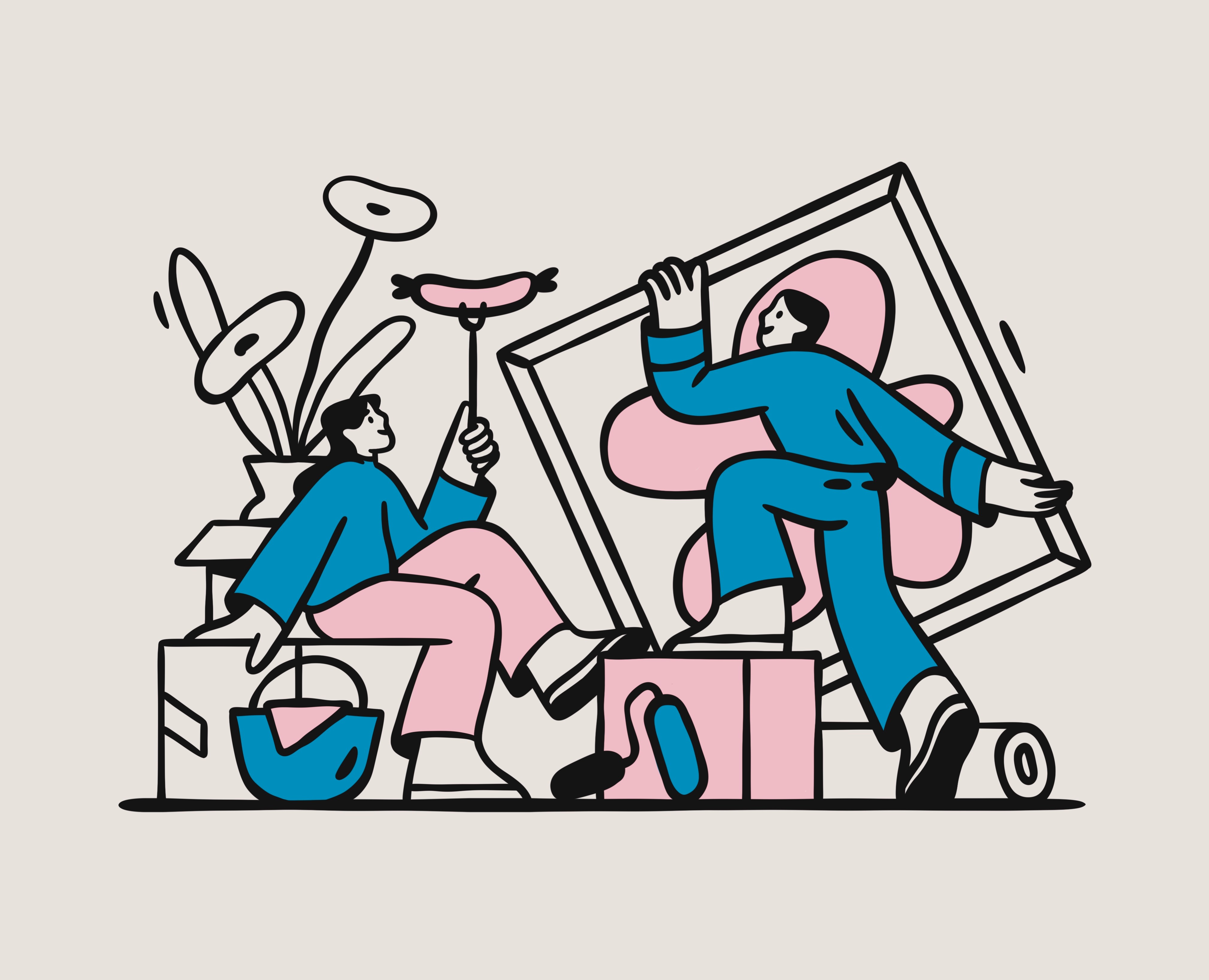 Календарь 2024 | 3-RED — Иллюстрация на Dprofile