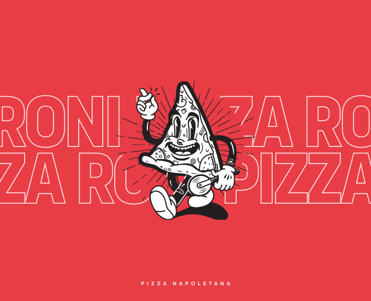 Roni Pizza : Сайт для пиццерии — Интерфейсы, Брендинг на Dprofile