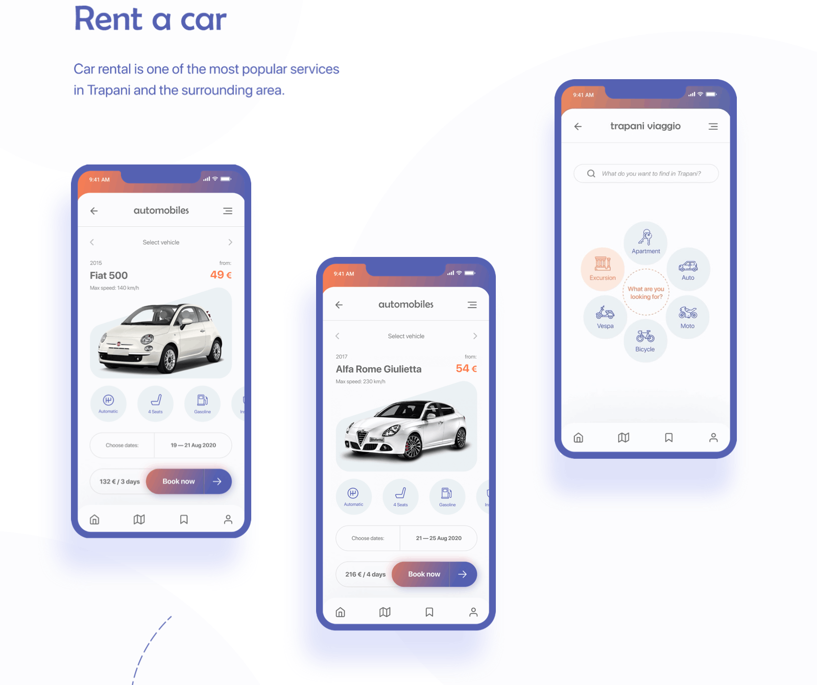 Travel Assistance App | Дизайн приложения — Изображение №7 — Интерфейсы на Dprofile