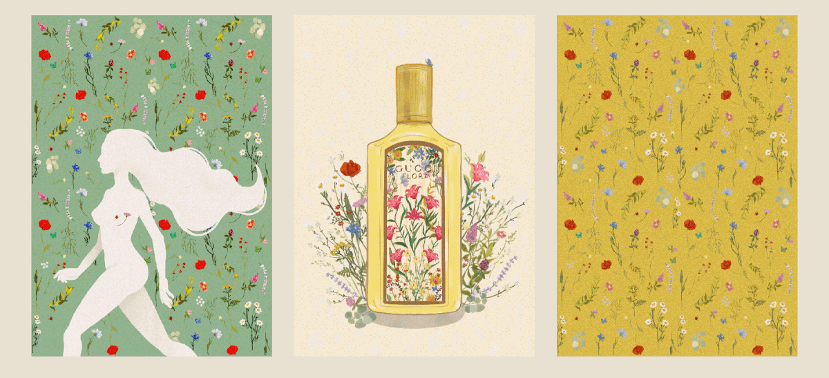 Как бы я рисовала для Gucci. Паттерн, иллюстрация — Изображение №16 — Брендинг, Иллюстрация на Dprofile