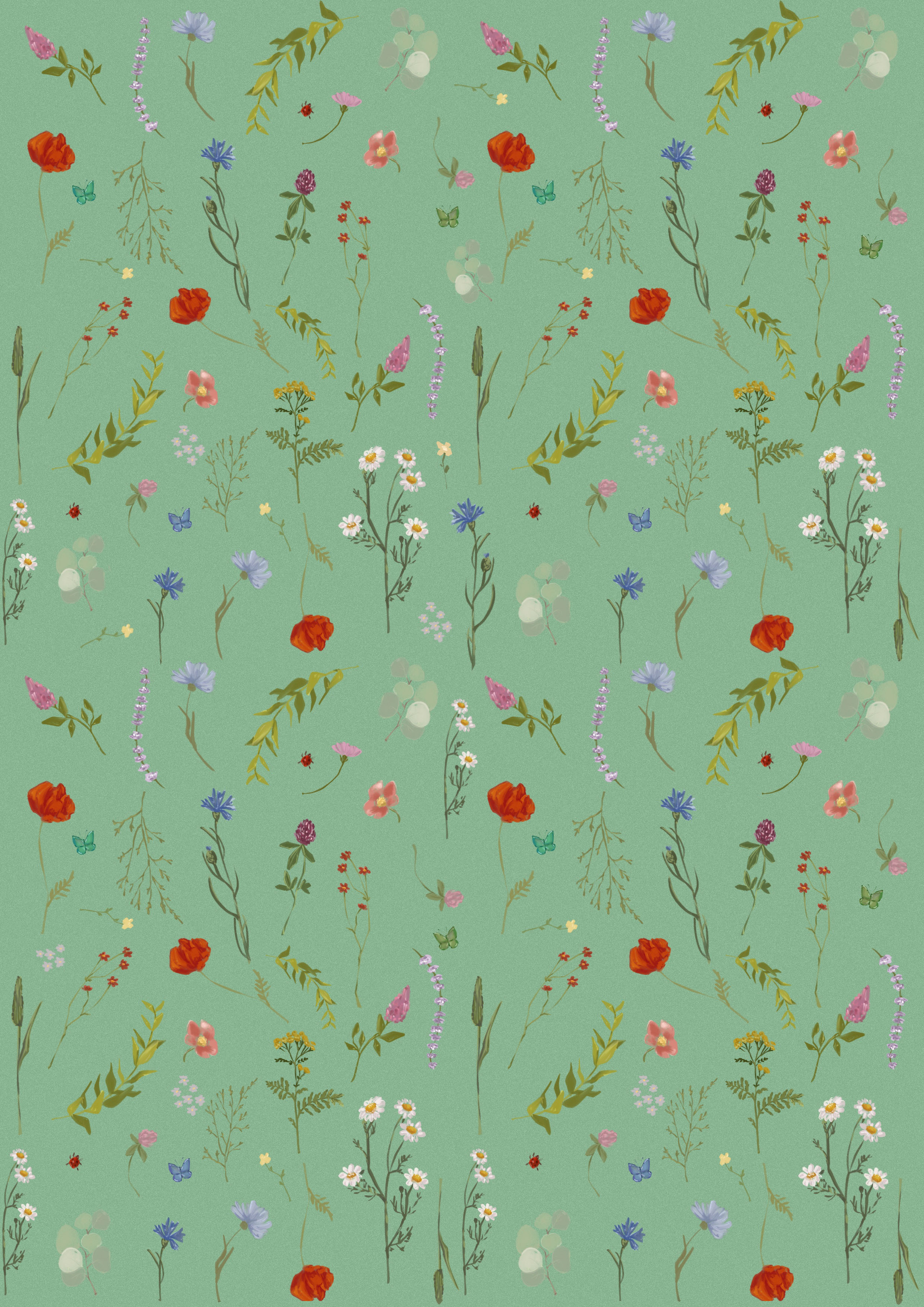 Как бы я рисовала для Gucci. Паттерн, иллюстрация — Изображение №4 — Брендинг, Иллюстрация на Dprofile