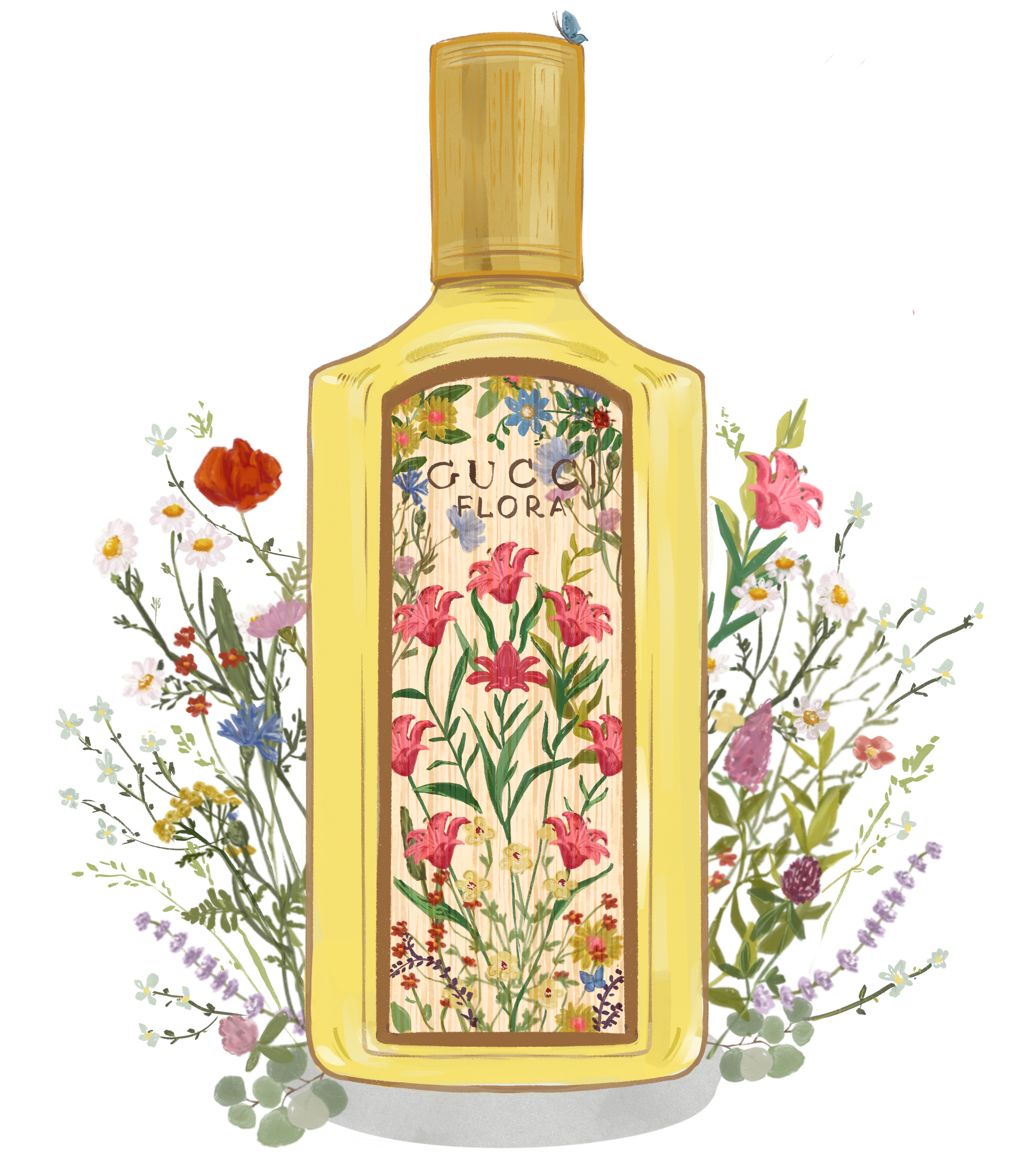 Как бы я рисовала для Gucci. Паттерн, иллюстрация — Изображение №7 — Брендинг, Иллюстрация на Dprofile