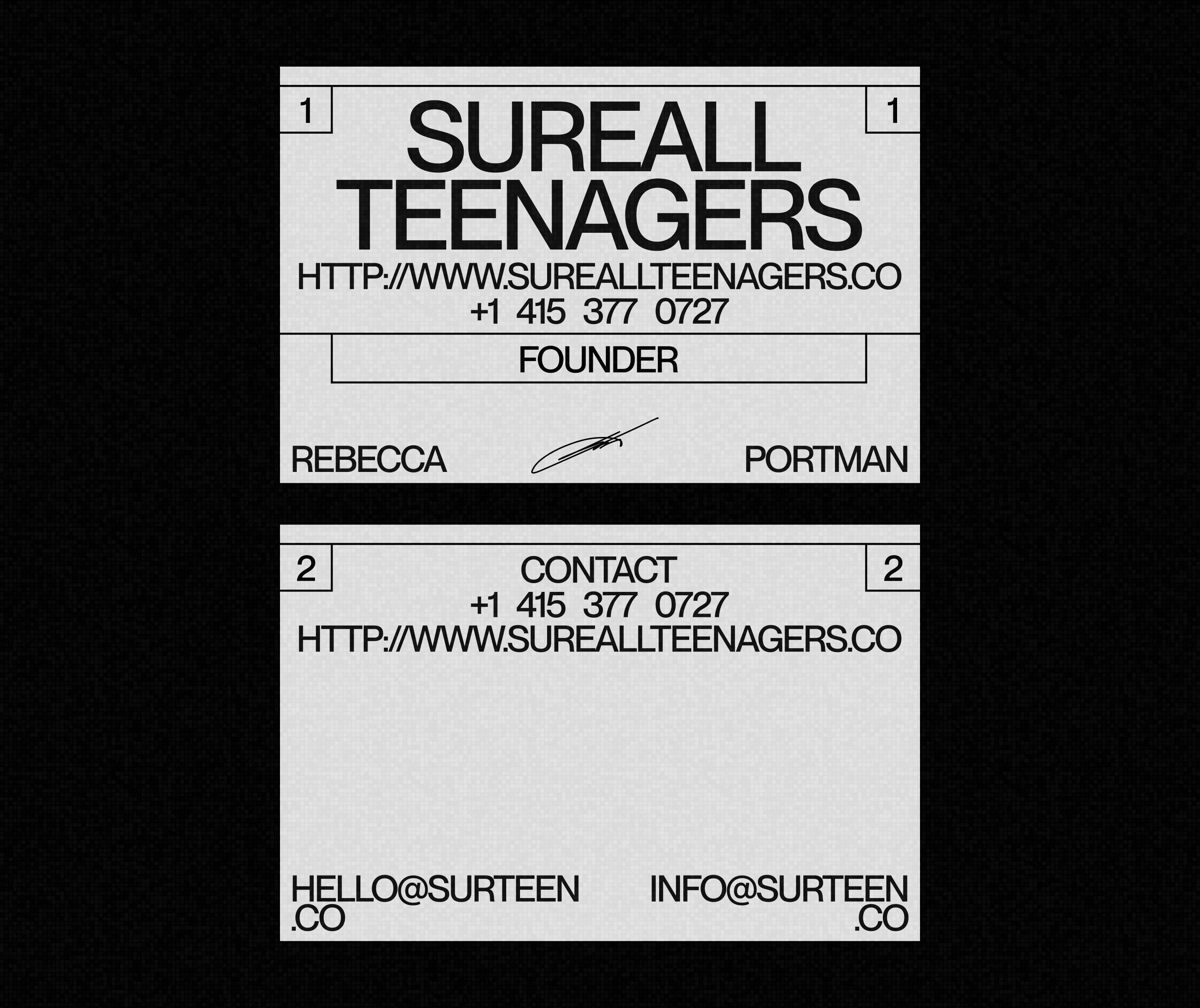 Sureall Teenagers — Изображение №12 — Интерфейсы, Брендинг на Dprofile