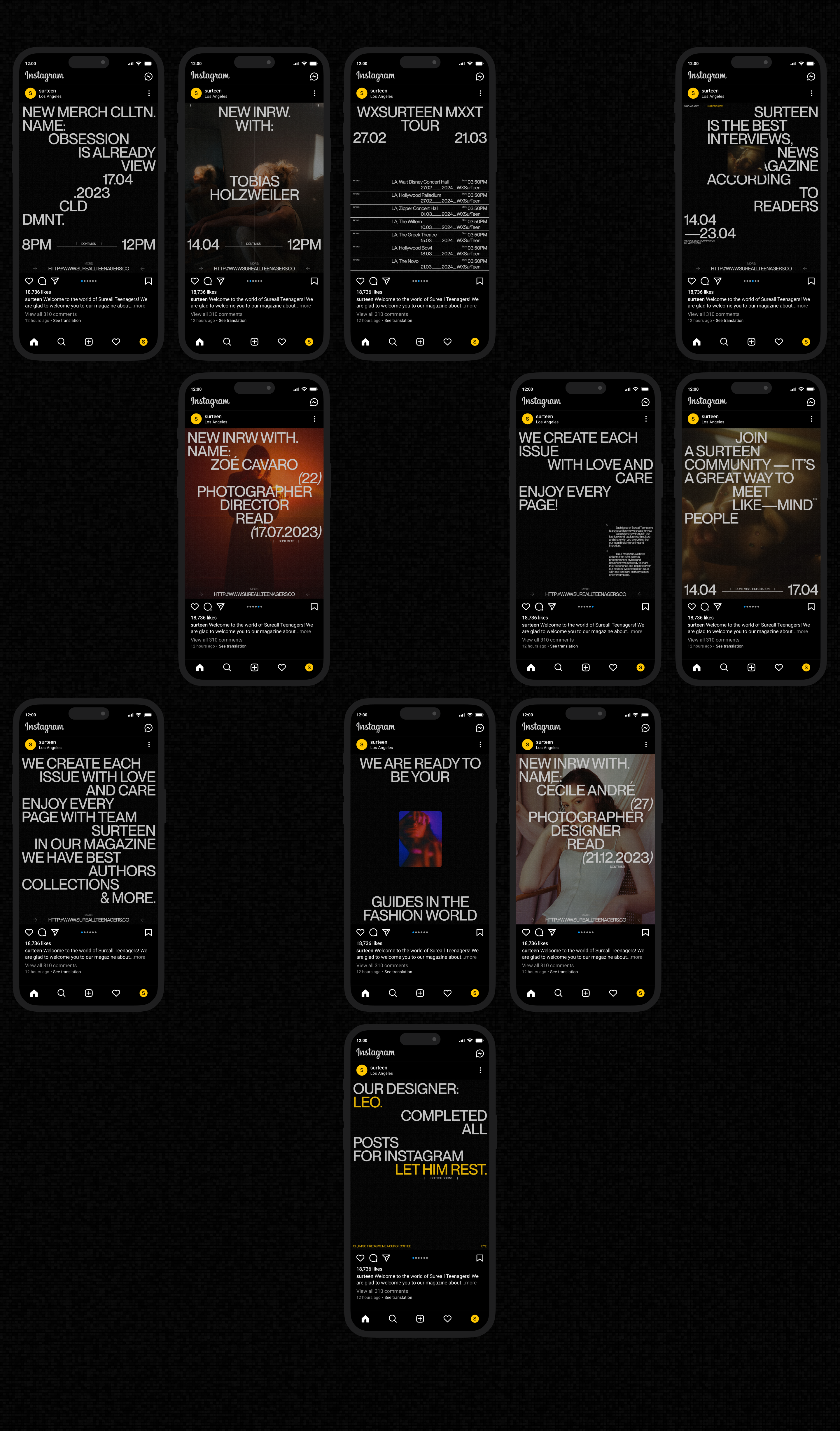 Sureall Teenagers — Изображение №5 — Интерфейсы, Брендинг на Dprofile