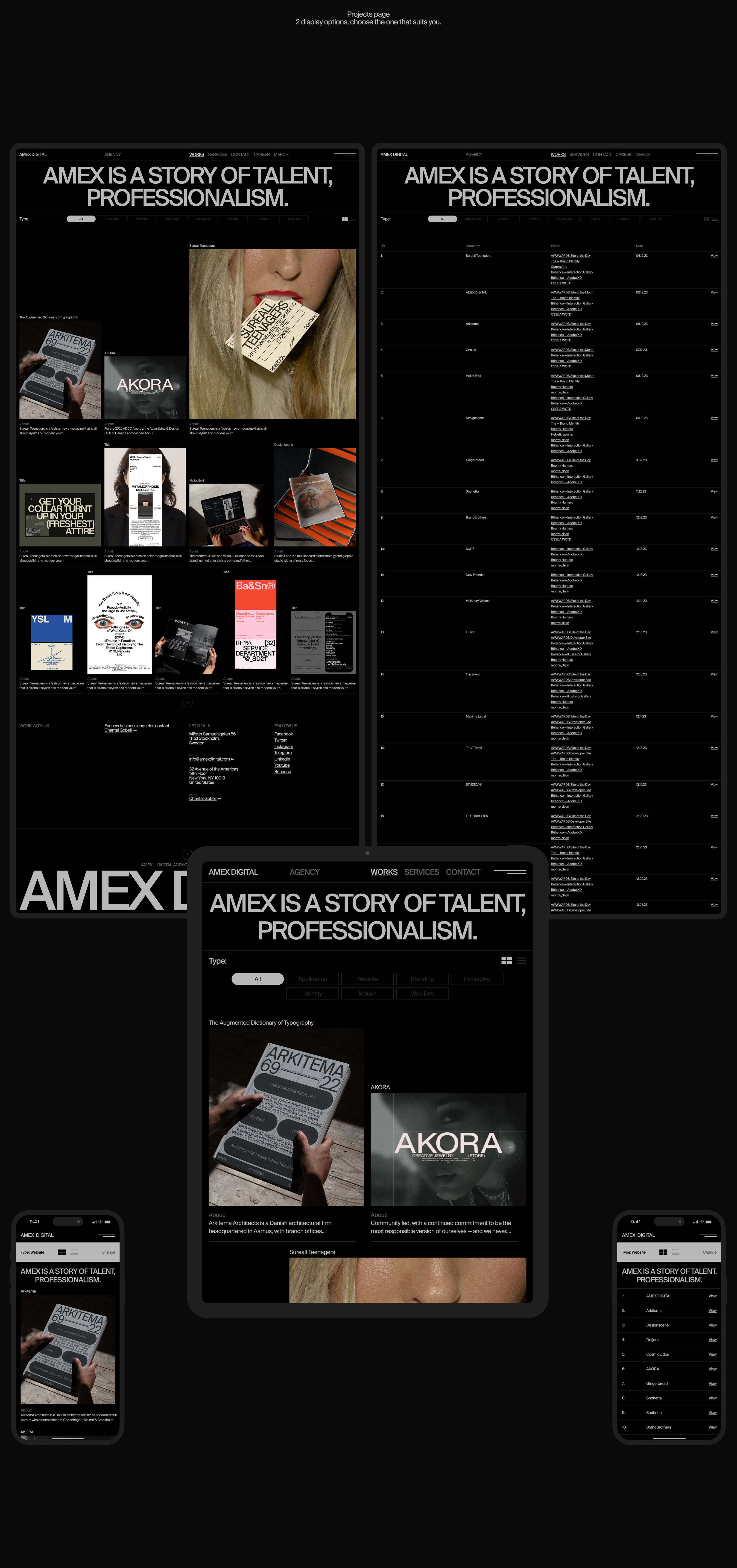 AMEX DIGITAL® — Изображение №12 — Интерфейсы, Брендинг на Dprofile