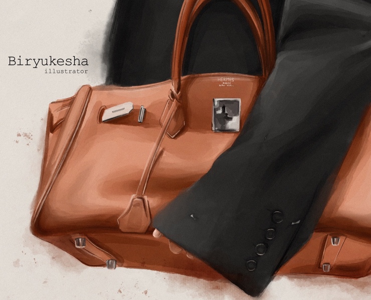 Hermes bag — Иллюстрация на Dprofile