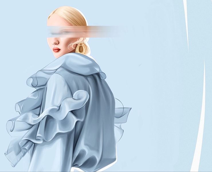 Blue — Иллюстрация, Графика на Dprofile