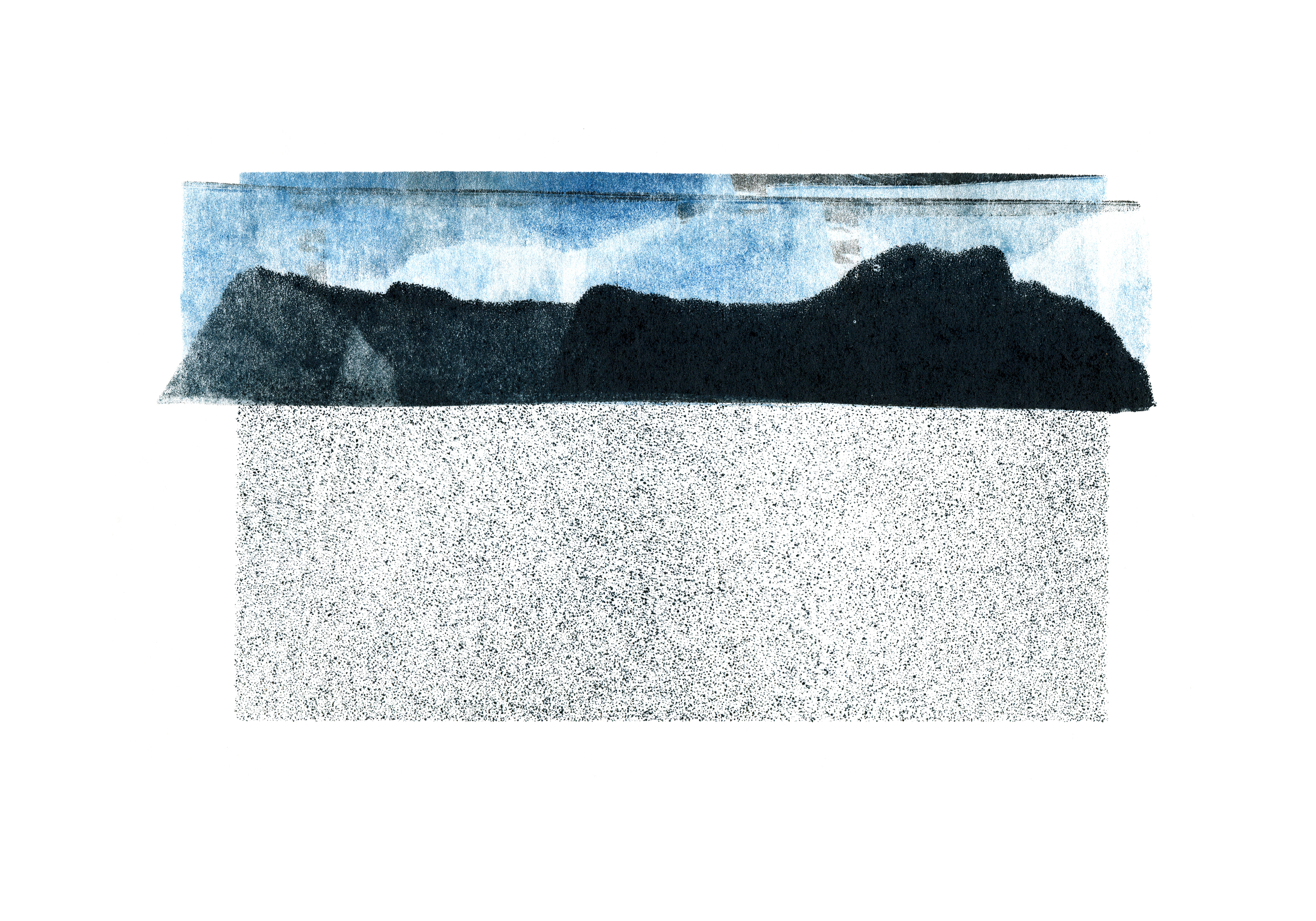 Silent landscape/monotype — Изображение №4 — Иллюстрация, Графика на Dprofile