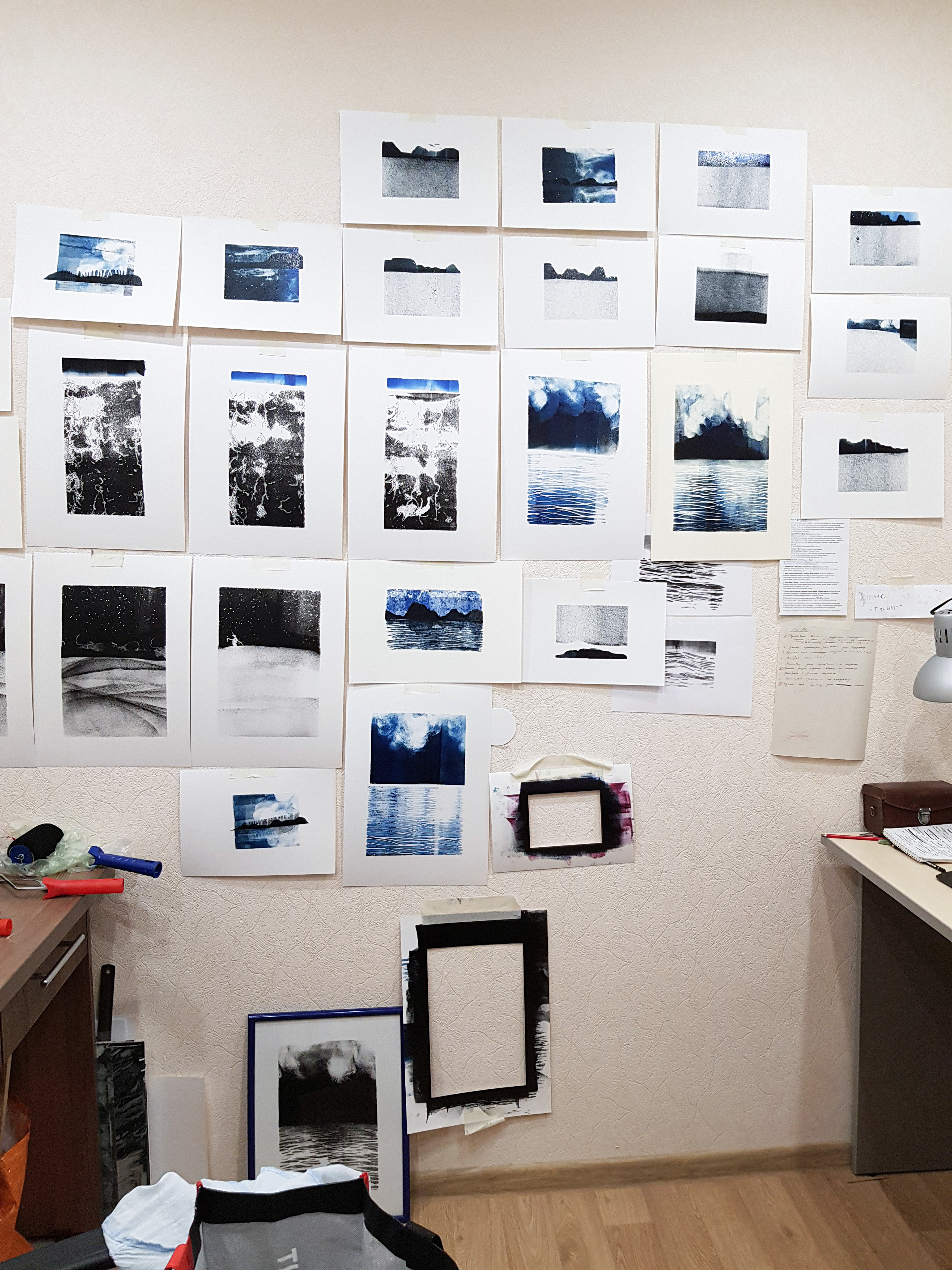 Silent landscape/monotype — Изображение №6 — Иллюстрация, Графика на Dprofile