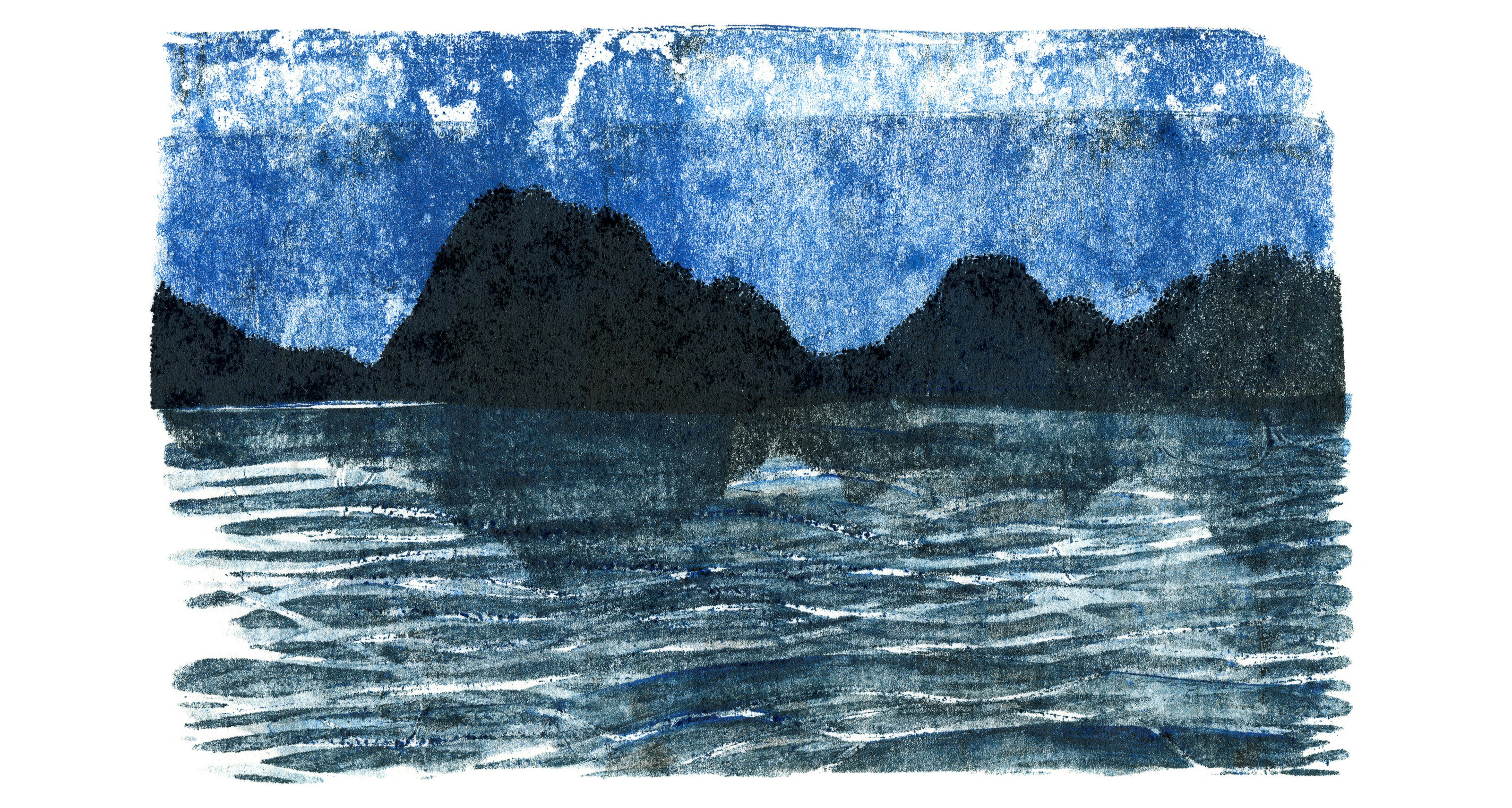 Silent landscape/monotype — Изображение №5 — Иллюстрация, Графика на Dprofile