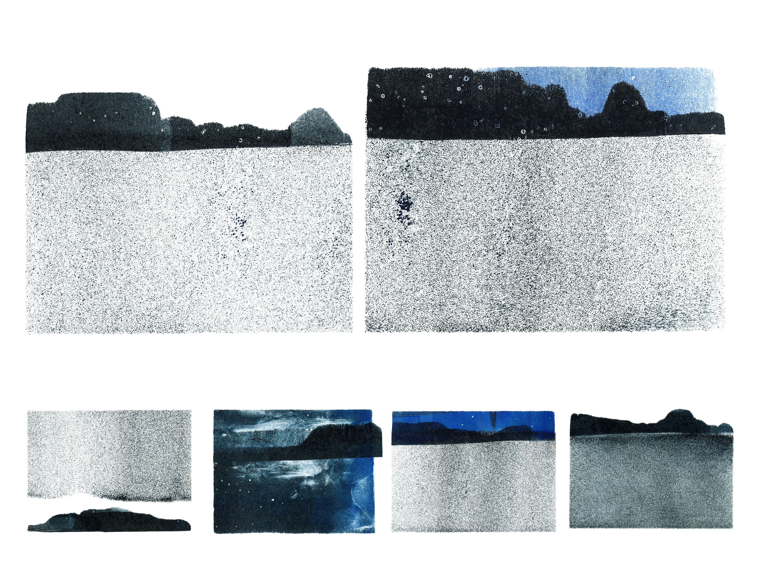Silent landscape/monotype — Изображение №12 — Иллюстрация, Графика на Dprofile