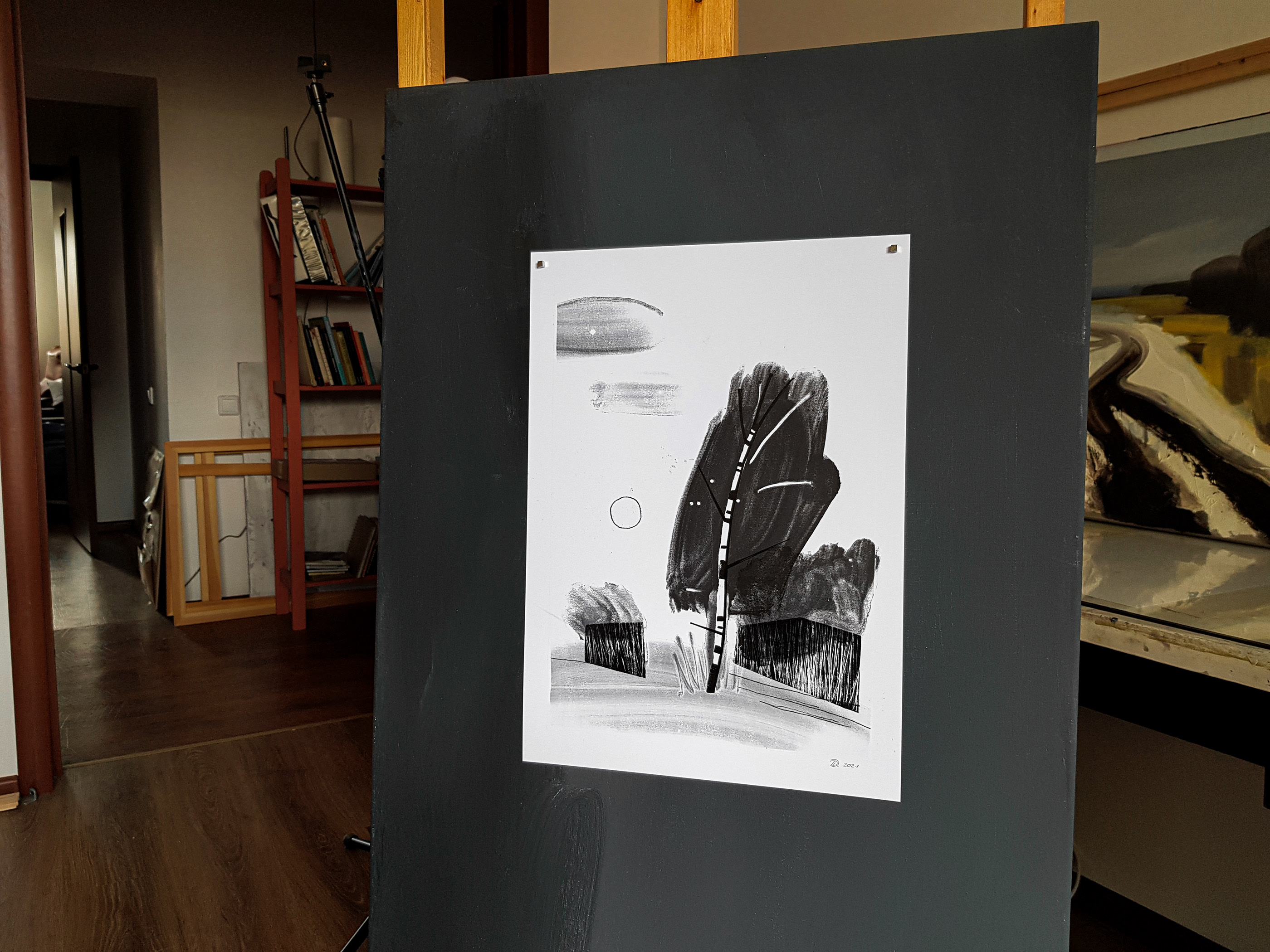 Birch and cloud/monotype — Изображение №6 — Иллюстрация, Графика на Dprofile