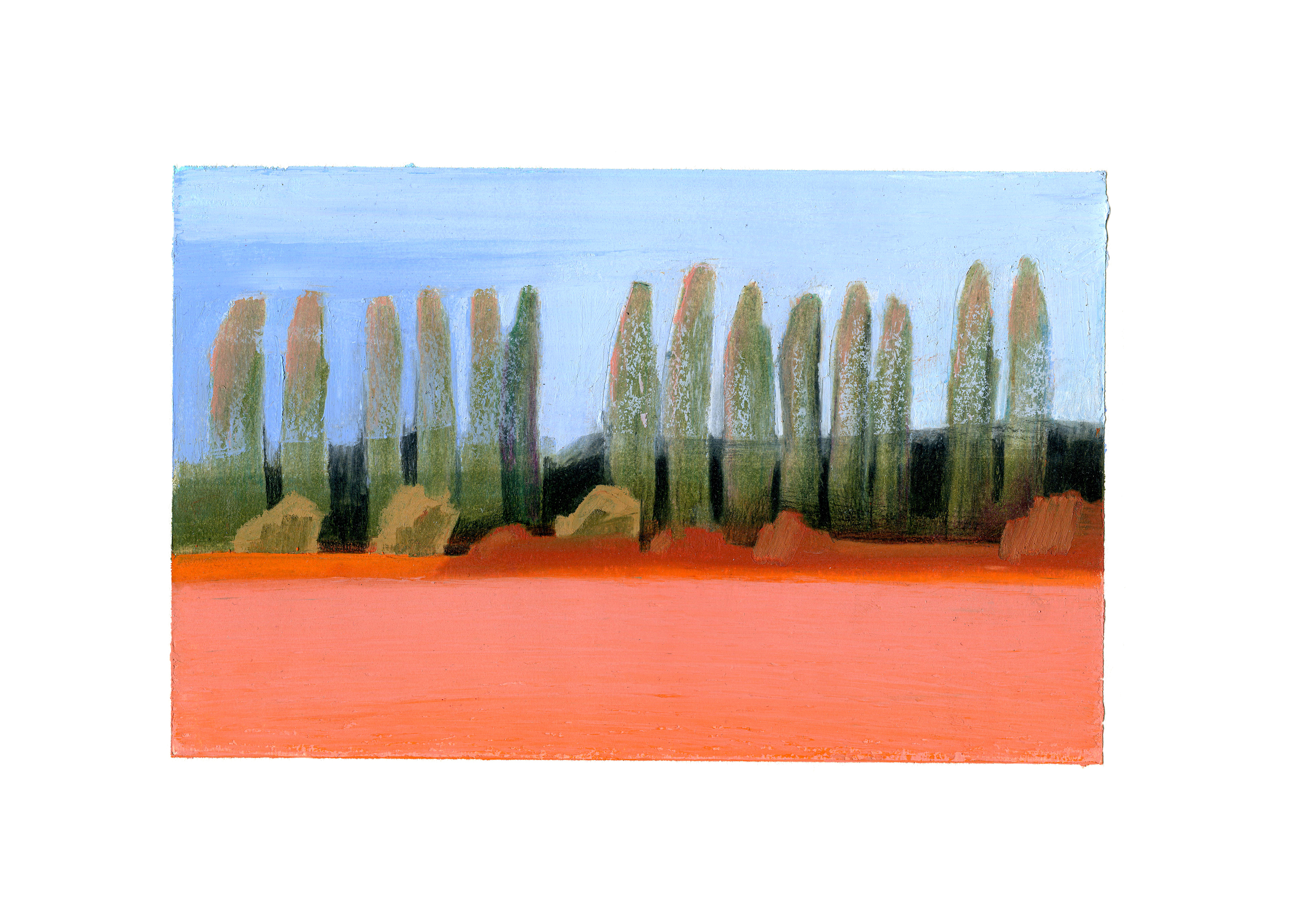 Oil pastel landscapes — Изображение №11 — Иллюстрация, Графика на Dprofile
