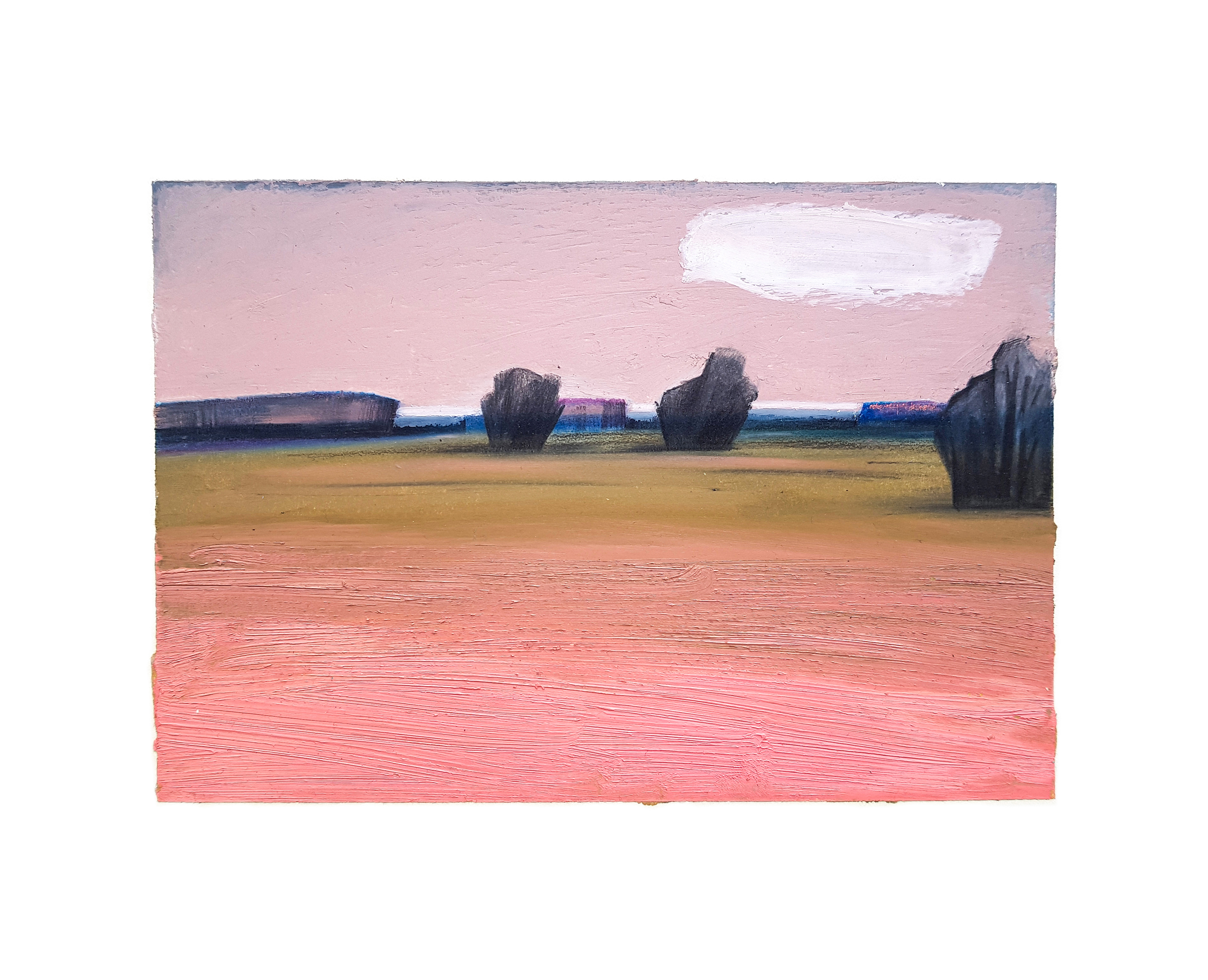 Oil pastel landscapes — Изображение №1 — Иллюстрация, Графика на Dprofile