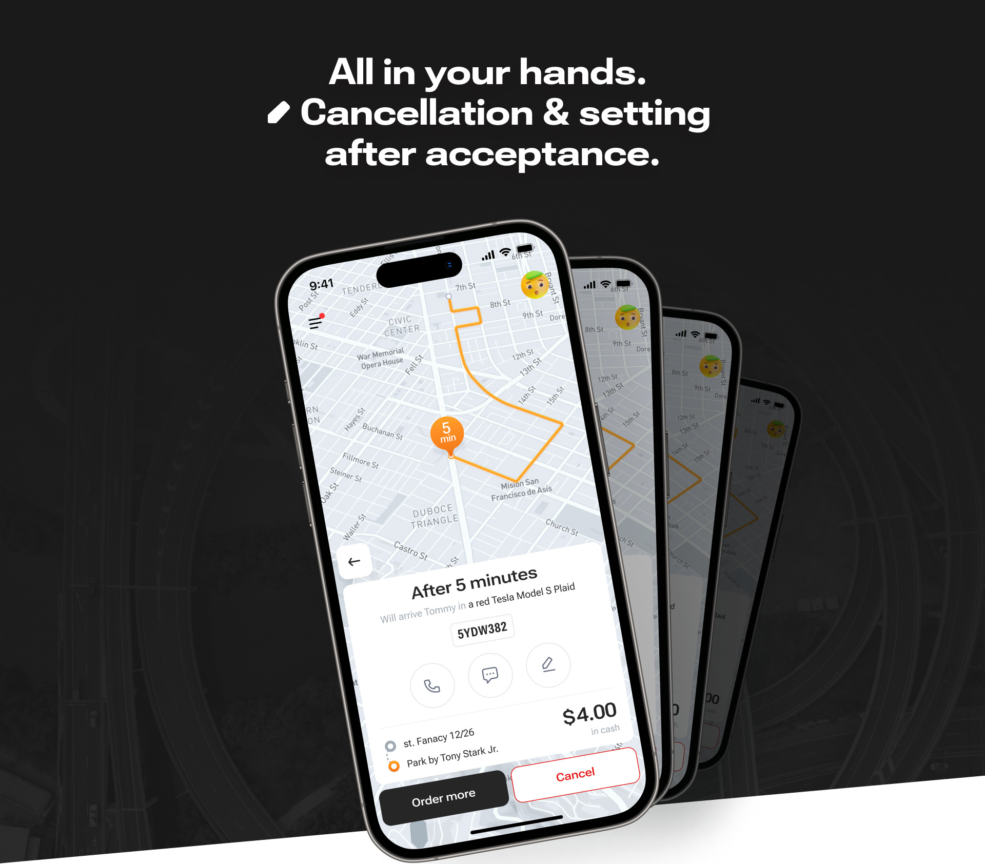 BEEP — new vision of a taxi — Изображение №7 — Интерфейсы на Dprofile