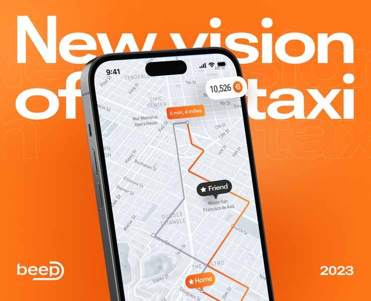 BEEP — new vision of a taxi на Dprofile