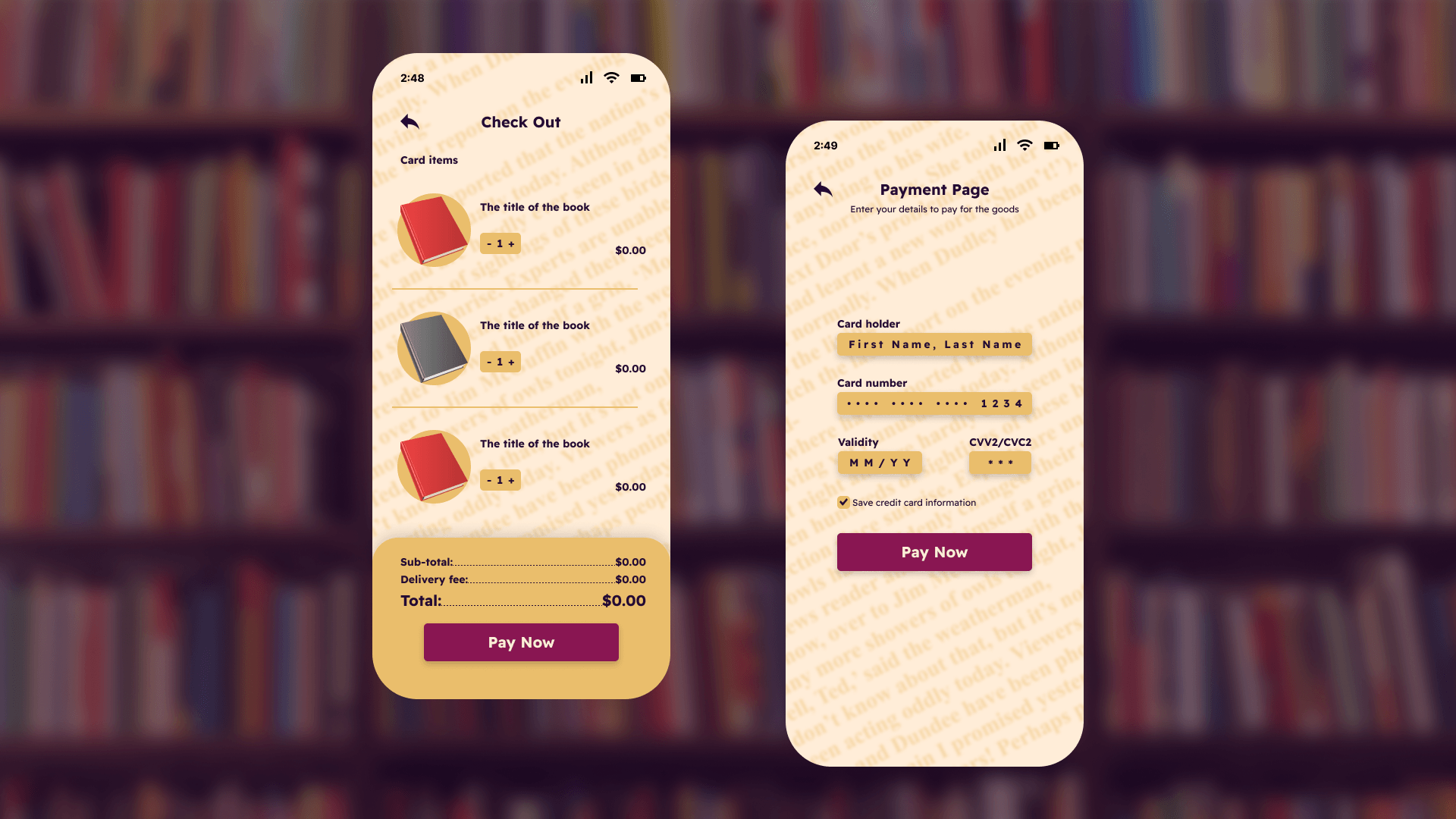 Credit Card Checkout | #DailyUI — Изображение №3 — Брендинг, Интерфейсы на Dprofile