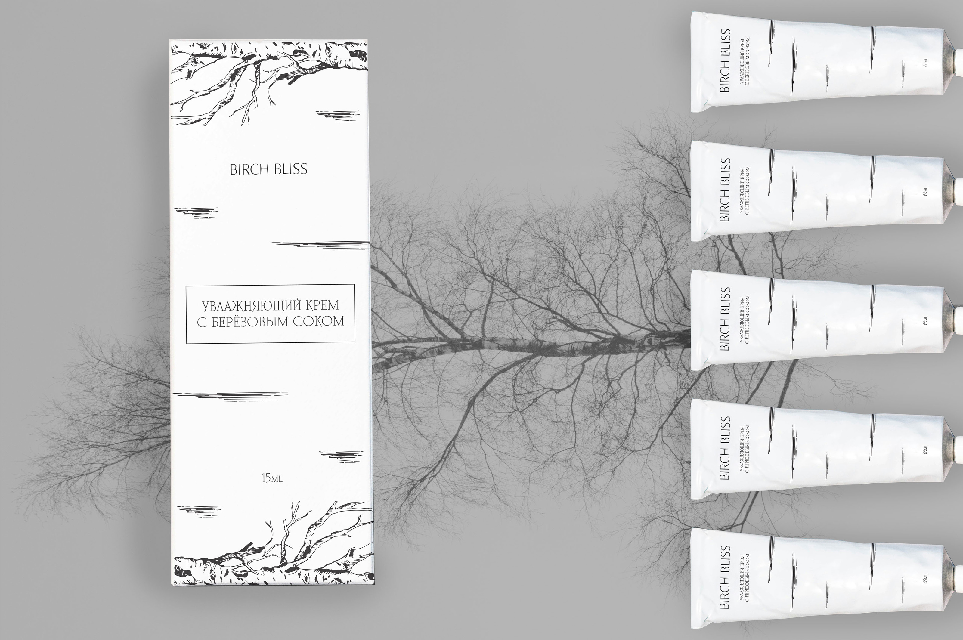 BIRCH BLISS - линейка уходовой косметики — Изображение №2 — Брендинг на Dprofile