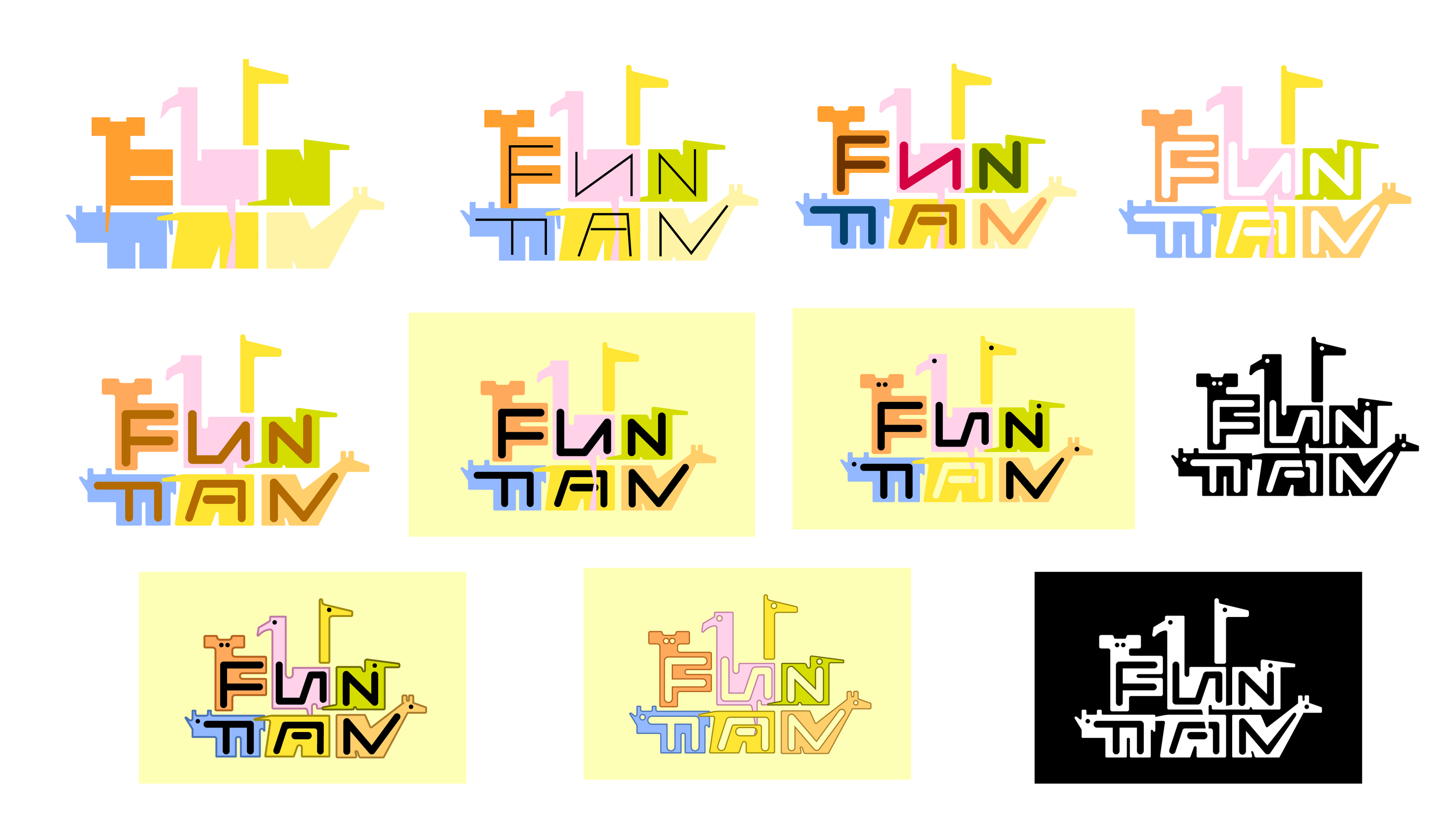 Funfan – детский развлекательный центр — Изображение №3 — Брендинг, Графика на Dprofile