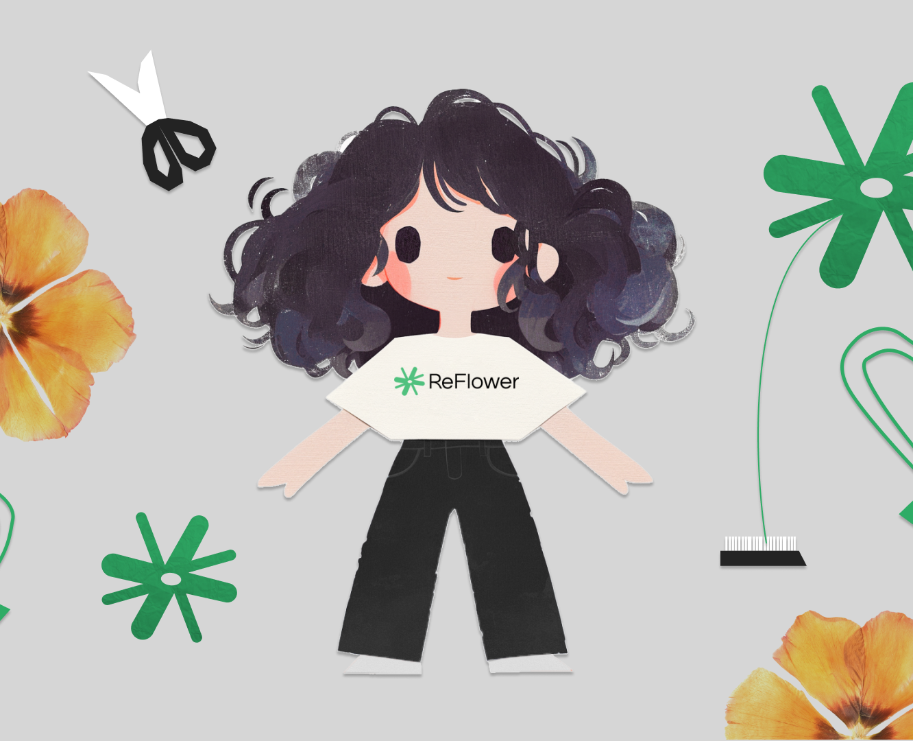 ReFlower сервис цветочных подписок — Брендинг на Dprofile