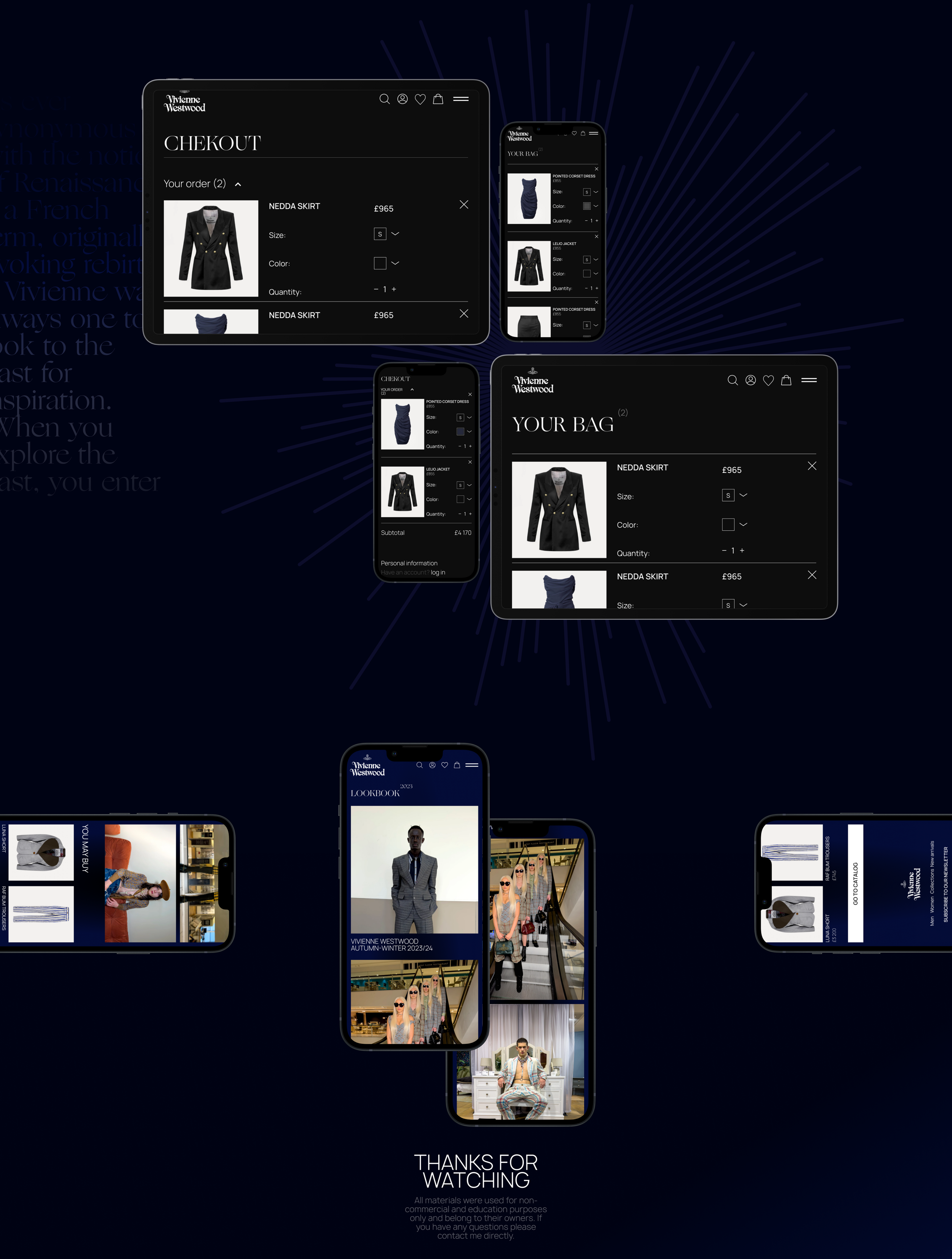 VIVIENNE WESTWOOD | E-COMMERCE — Изображение №8 — Интерфейсы на Dprofile