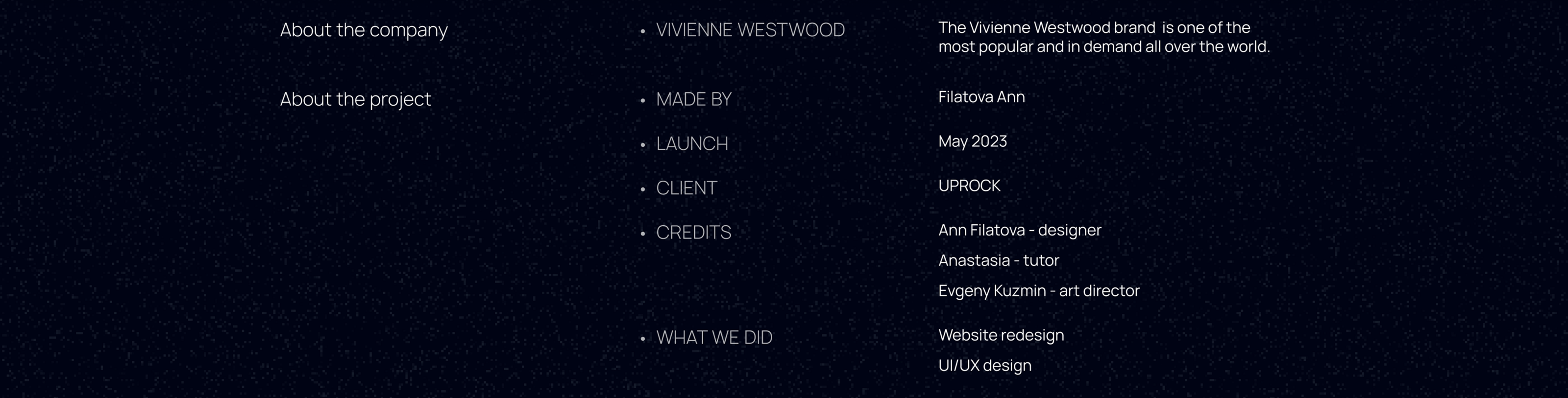 VIVIENNE WESTWOOD | E-COMMERCE — Изображение №3 — Интерфейсы на Dprofile