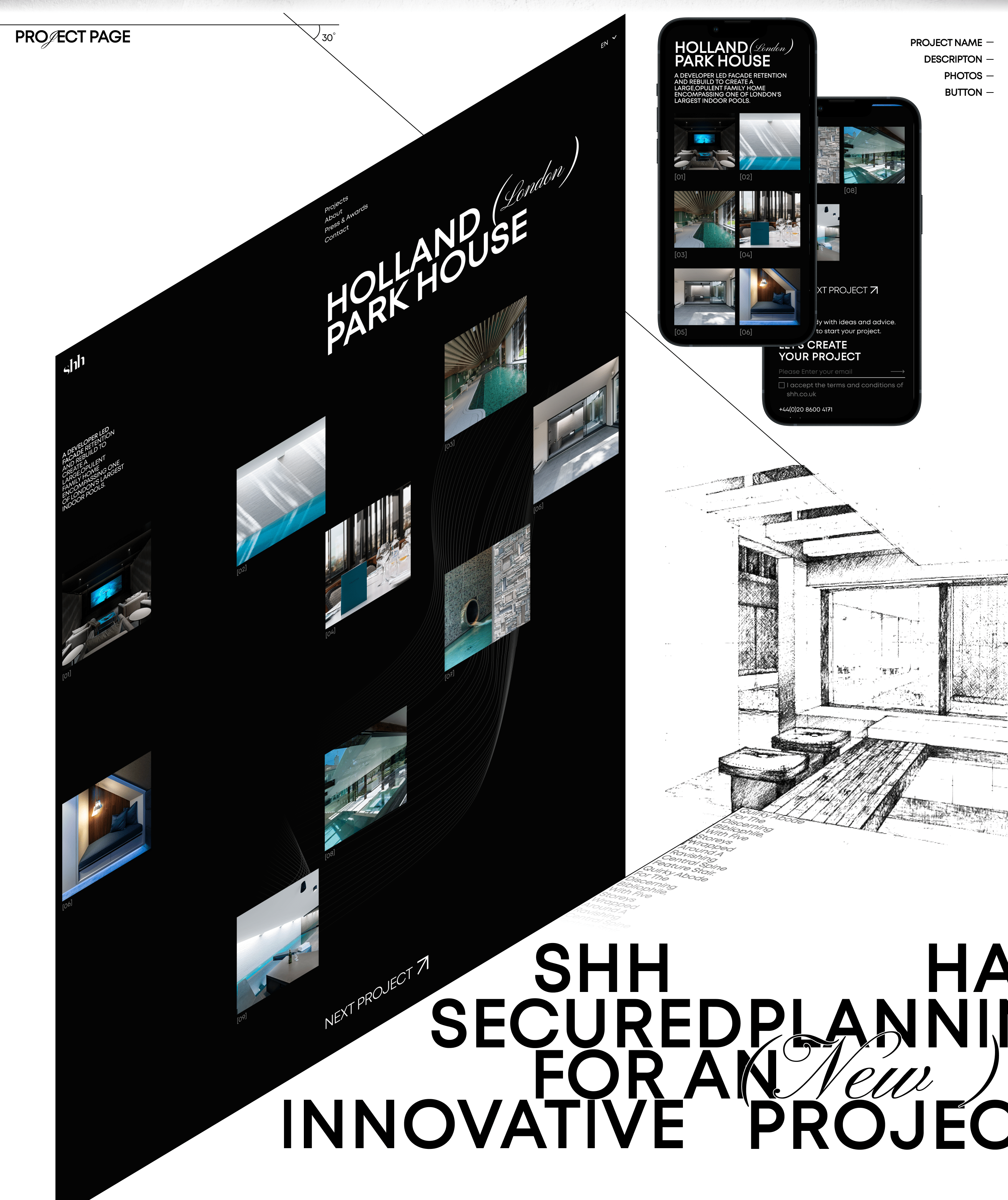 Shh architecture. Corporate website — Изображение №5 — Интерфейсы на Dprofile