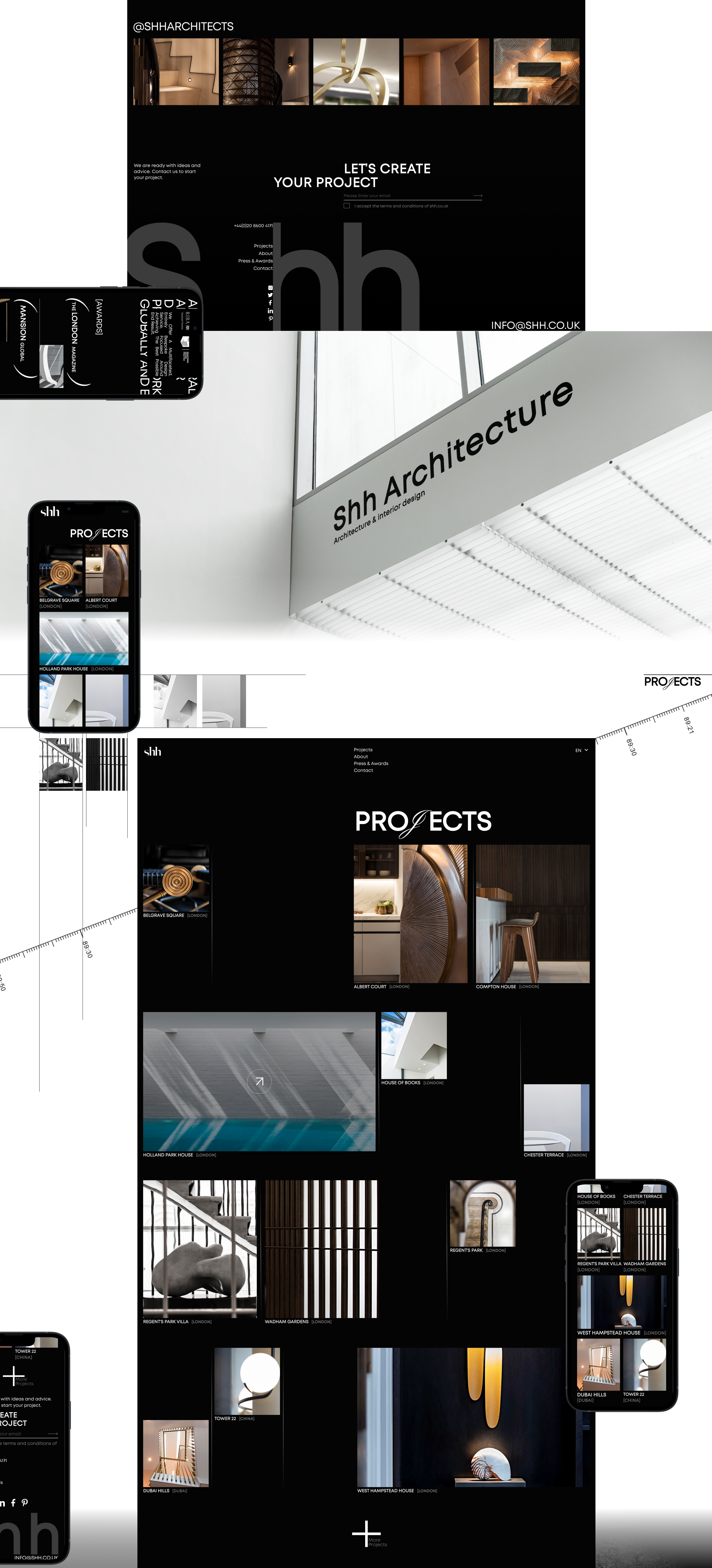 Shh architecture. Corporate website — Изображение №3 — Интерфейсы на Dprofile