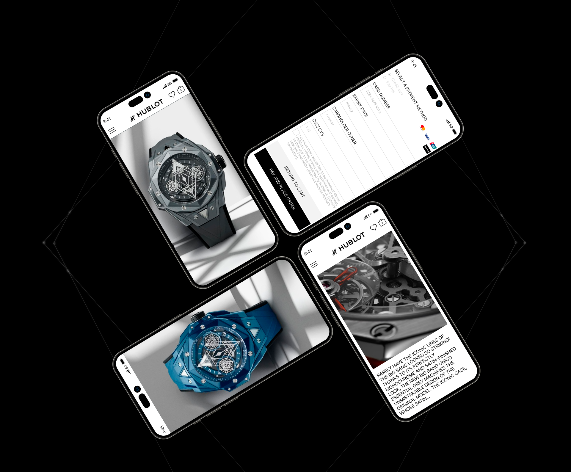 redesign website HUBLOT — Изображение №8 — Интерфейсы на Dprofile