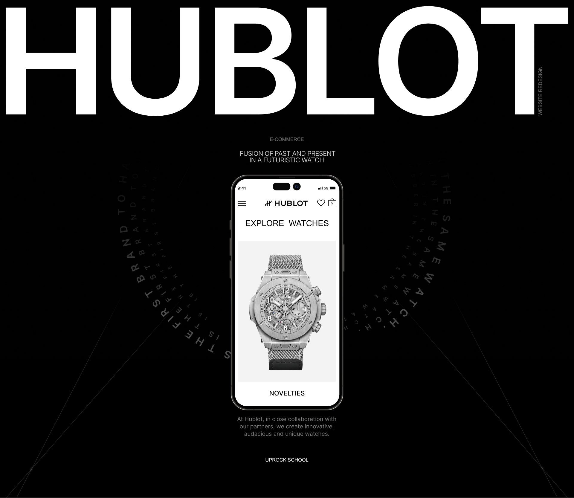 redesign website HUBLOT — Изображение №1 — Интерфейсы на Dprofile