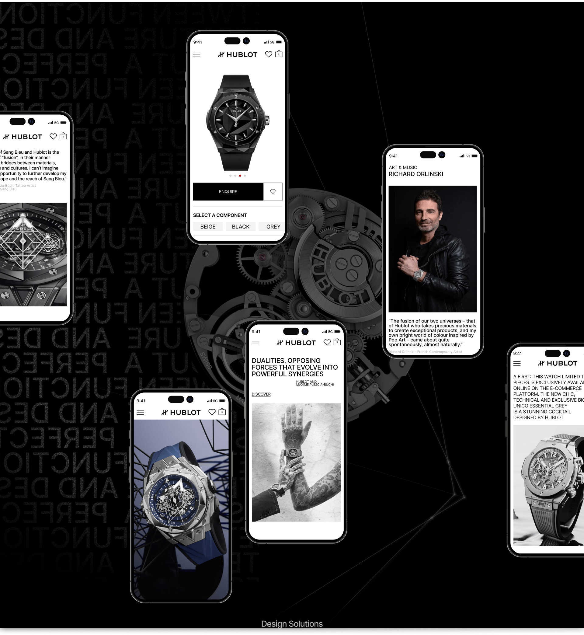 redesign website HUBLOT — Изображение №10 — Интерфейсы на Dprofile