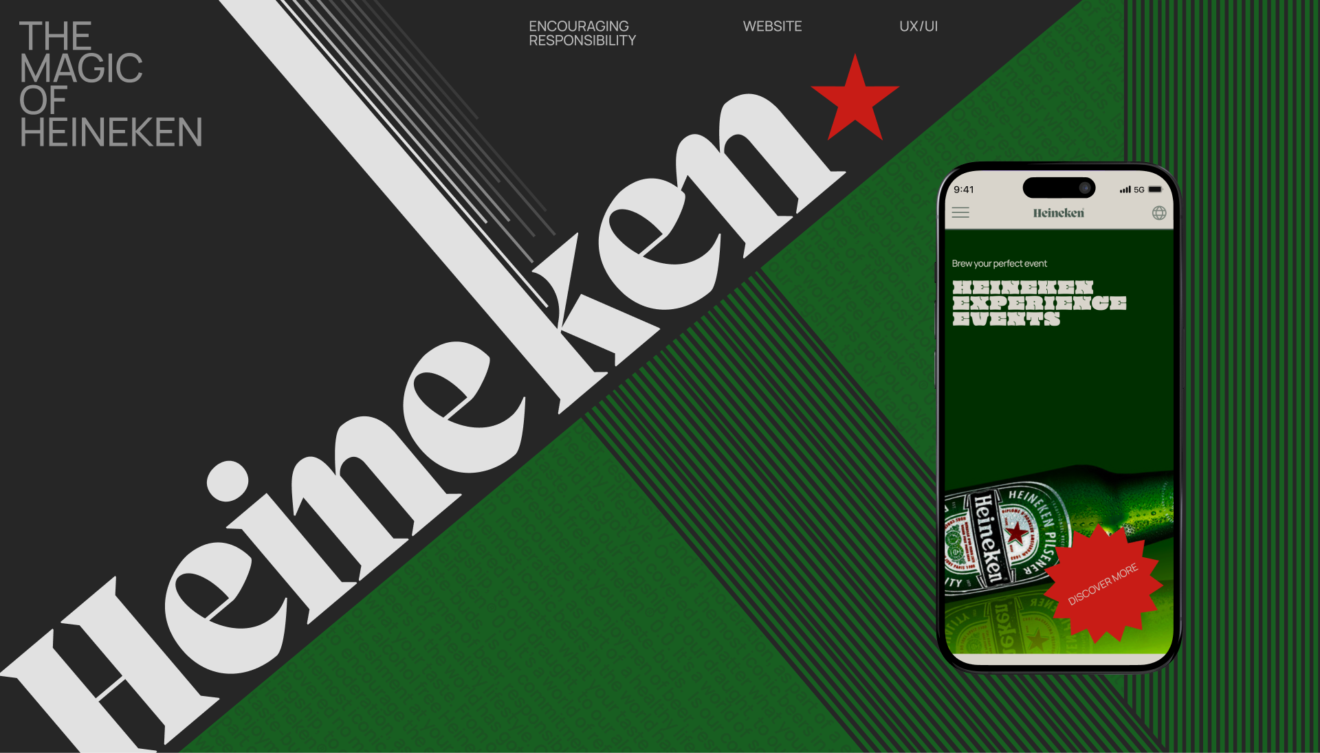 Heineken Corporate redesign — Изображение №1 — Интерфейсы на Dprofile