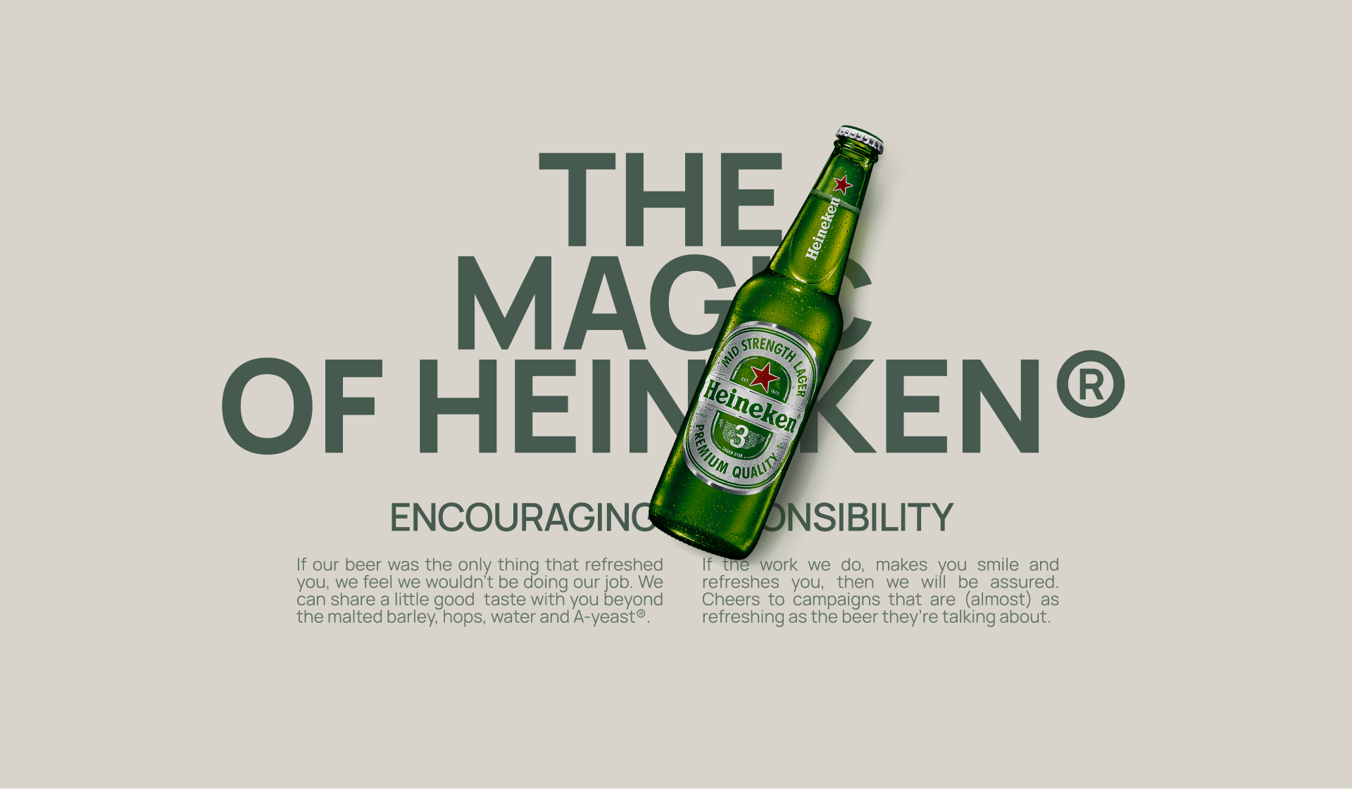 Heineken Corporate redesign — Изображение №2 — Интерфейсы на Dprofile