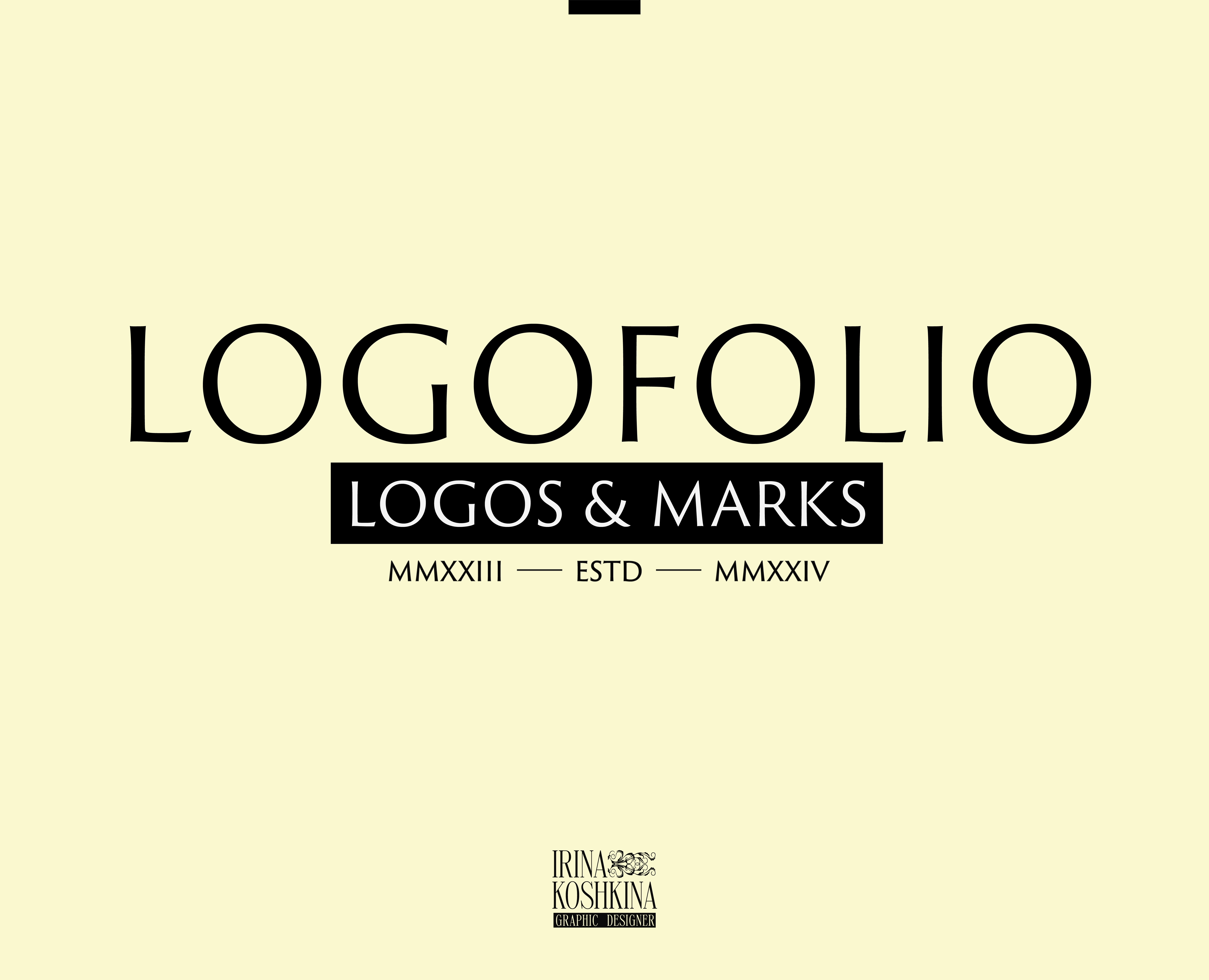 Logofolio | Logos & marks 2023-24 — Брендинг, Маркетинг на Dprofile